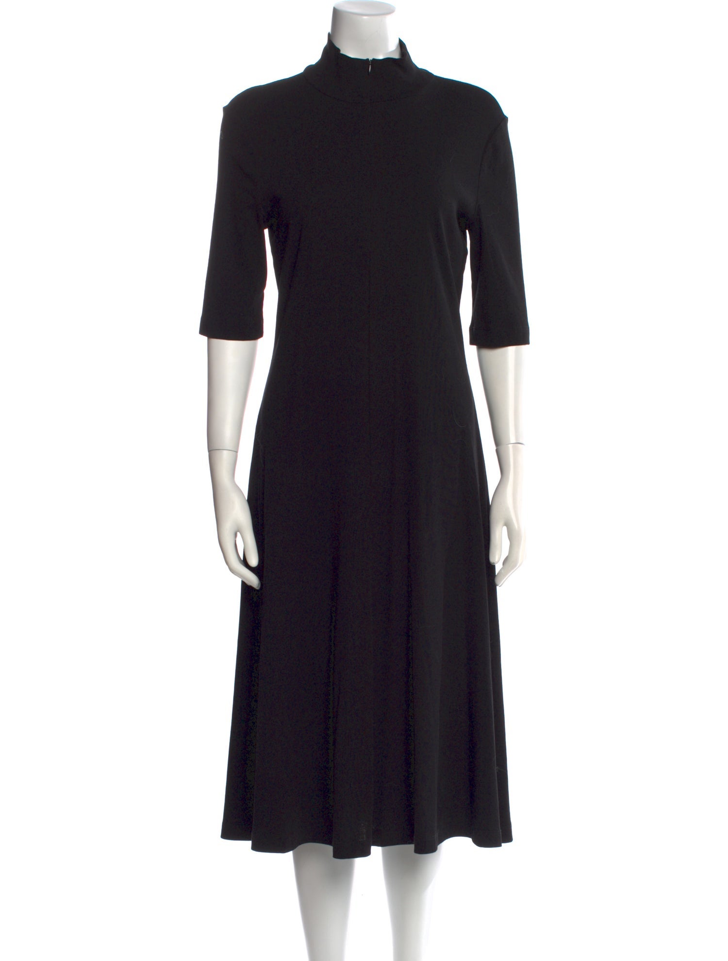 Rosetta Getty Turtleneck Midi Length Dress