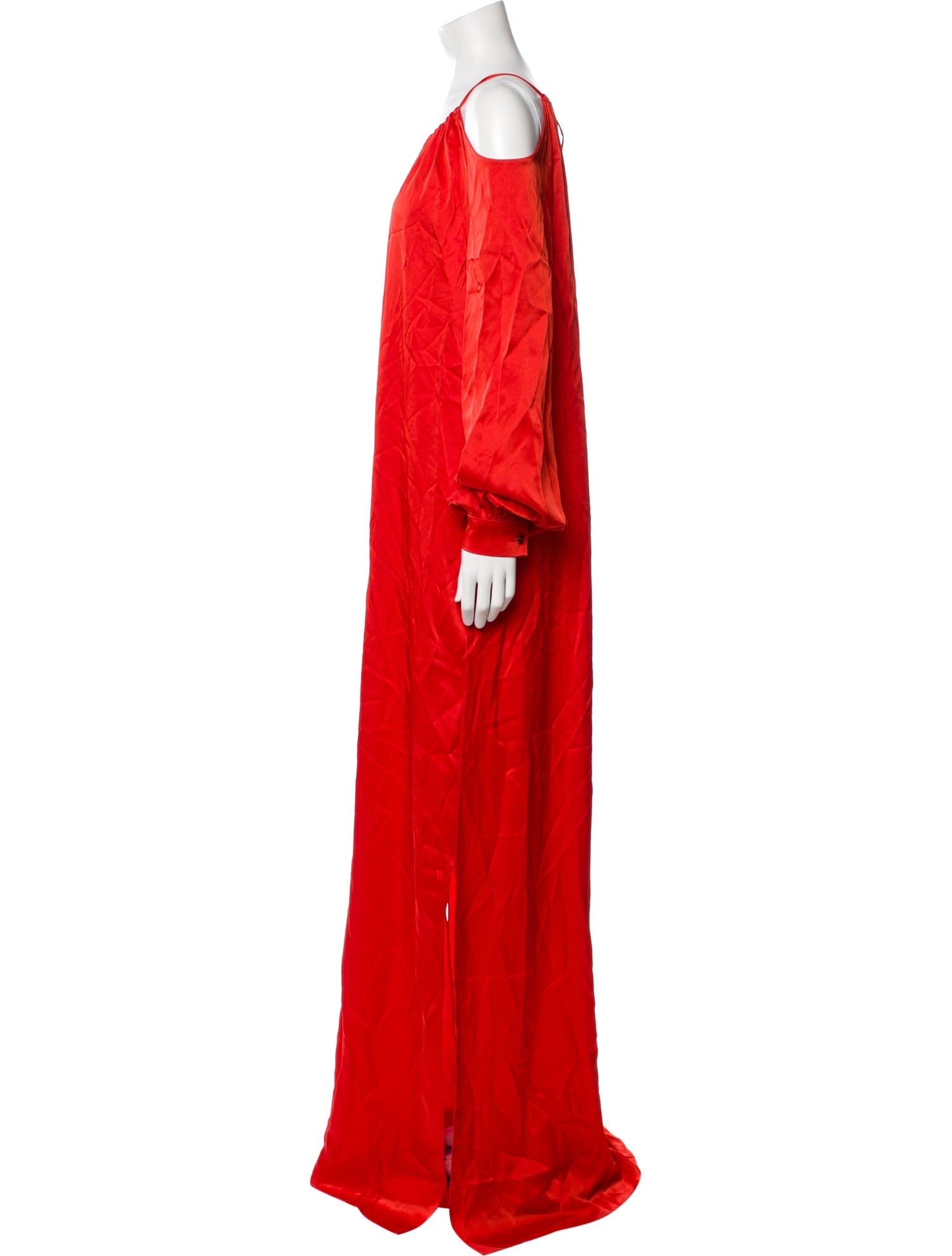 Rosetta Getty Scoop Neck Long Dress