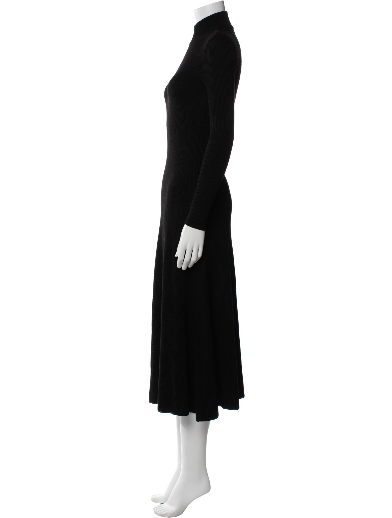 Rosetta Getty Turtleneck Long Dress