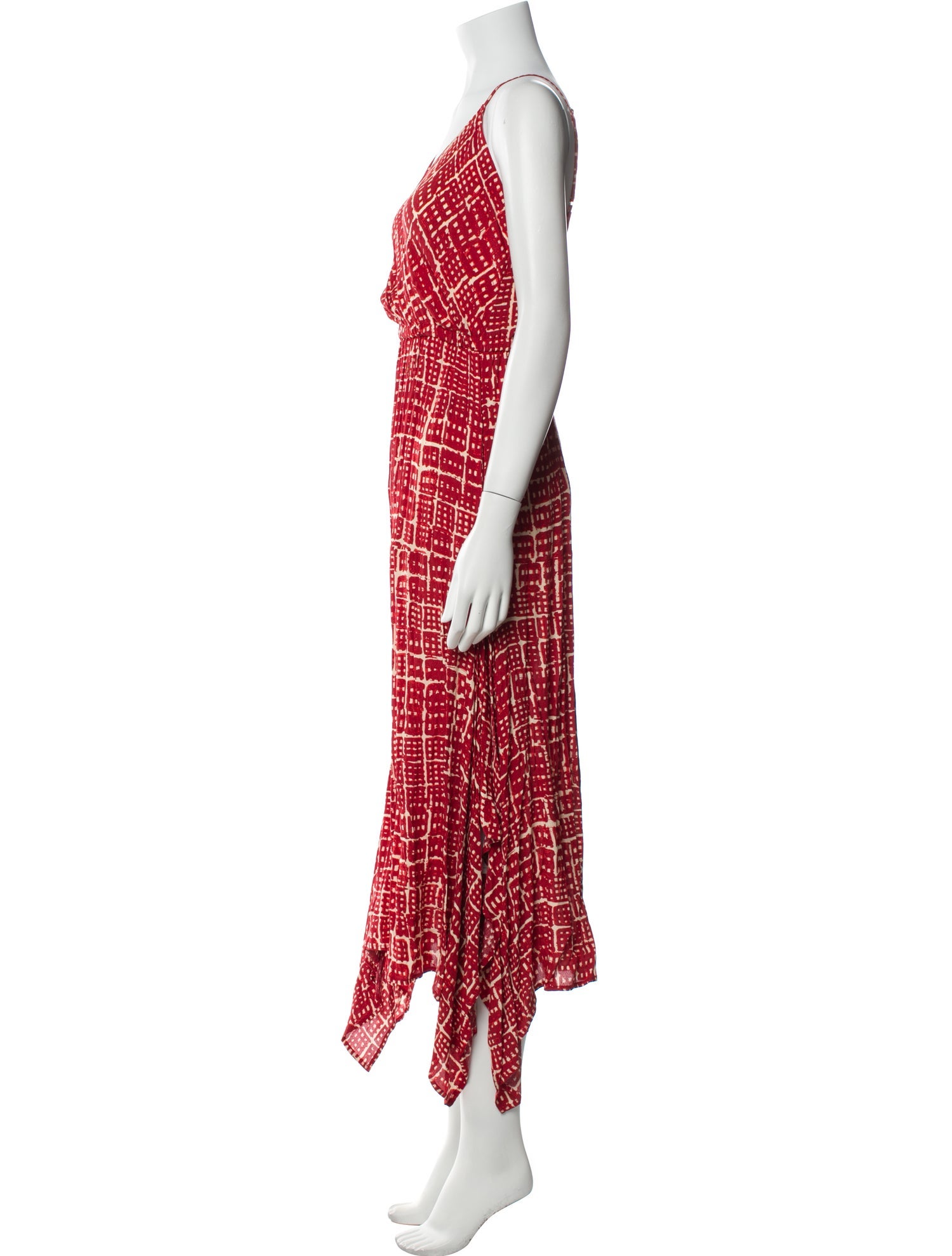 Rosetta Getty Printed Long Dress