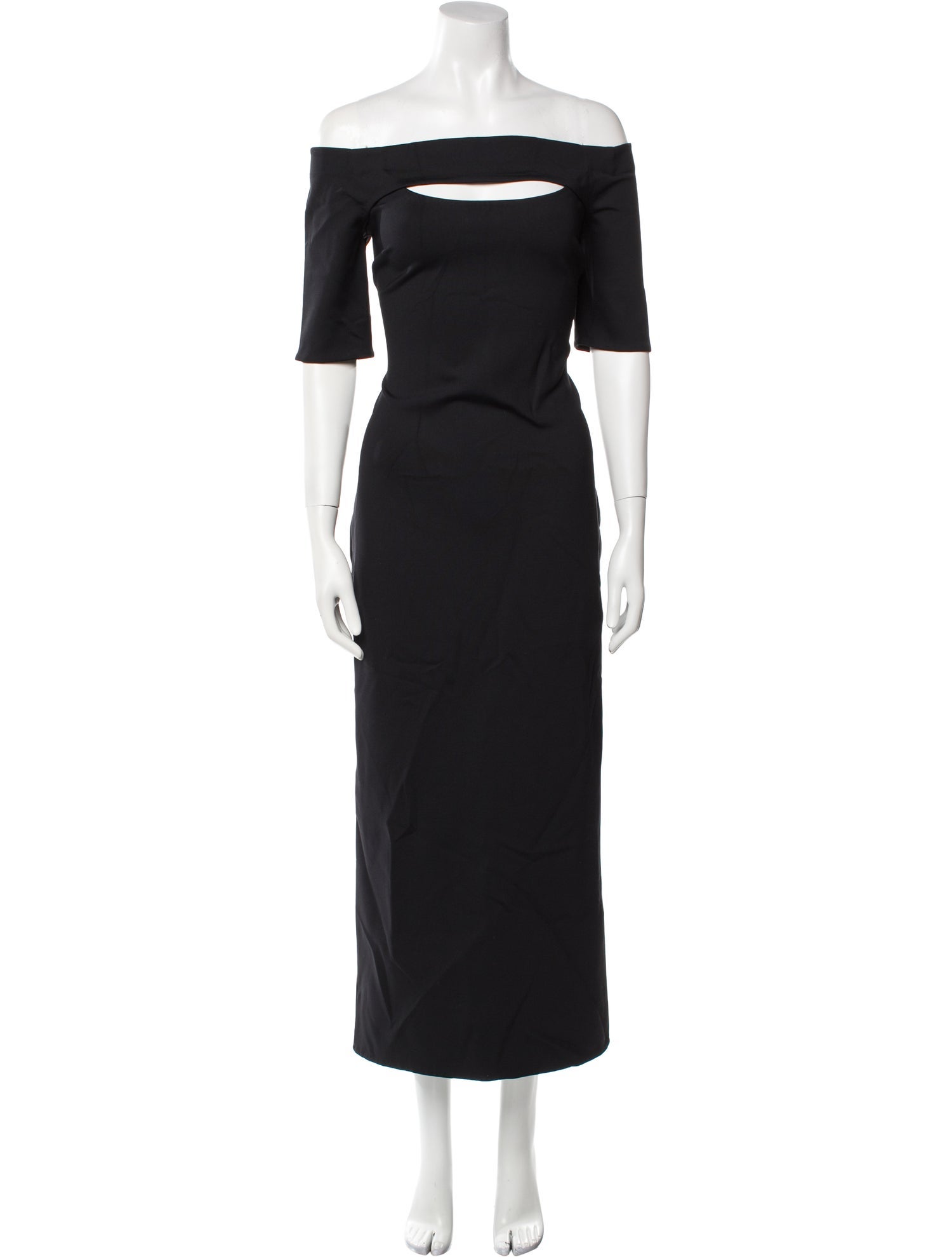 Rosetta Getty Off-The-Shoulder Long Dress