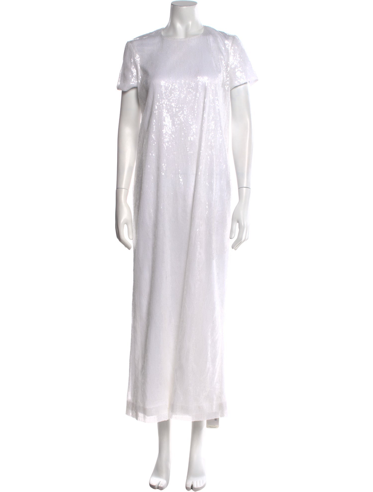 Rosetta Getty Crew Neck Long Dress