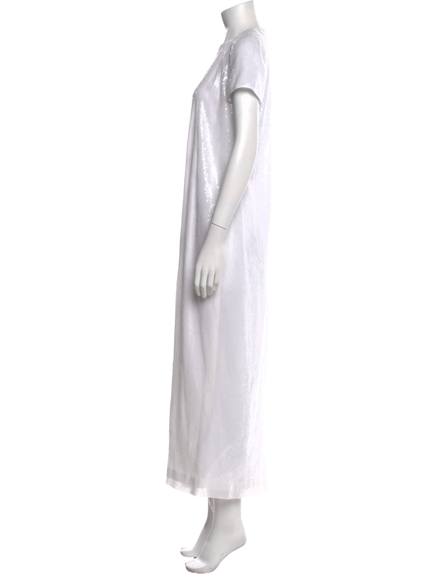 Rosetta Getty Crew Neck Long Dress