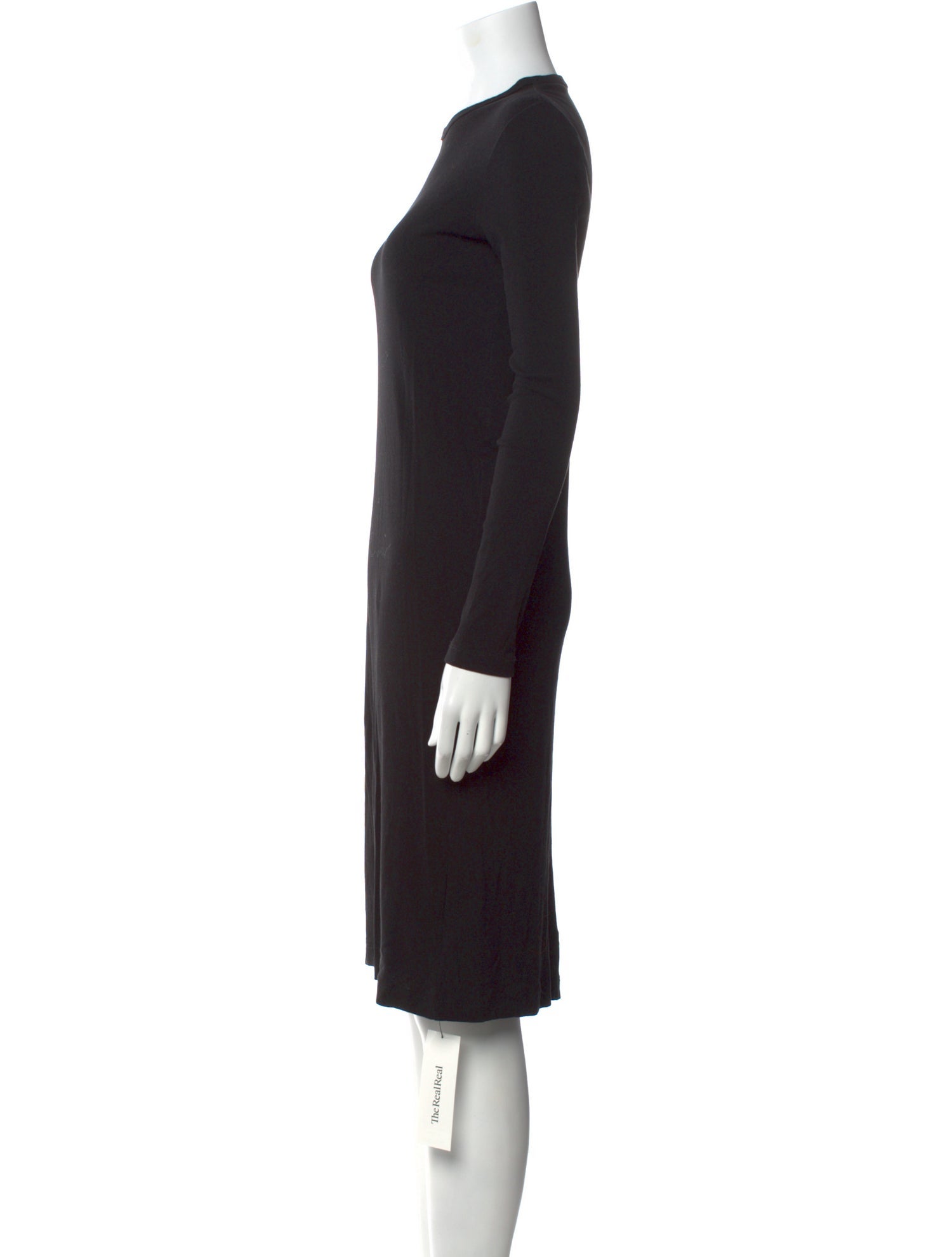 Rosetta Getty Crew Neck Midi Length Dress
