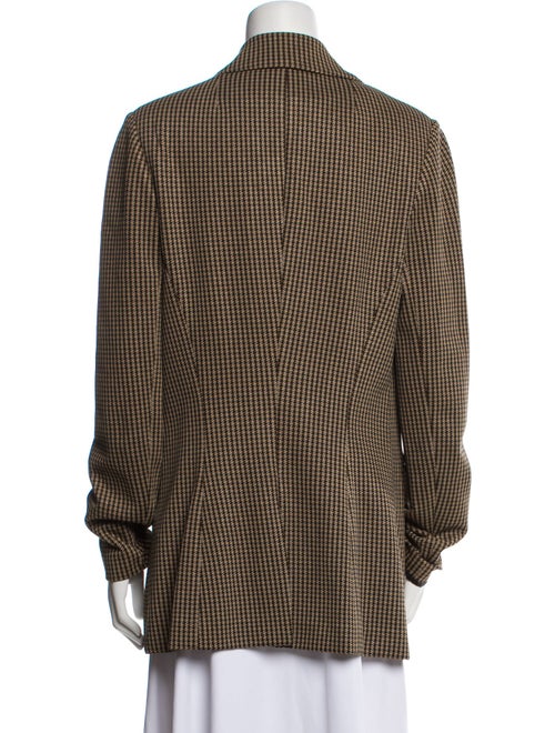 Rosetta Getty Nylon Houndstooth Print Coat