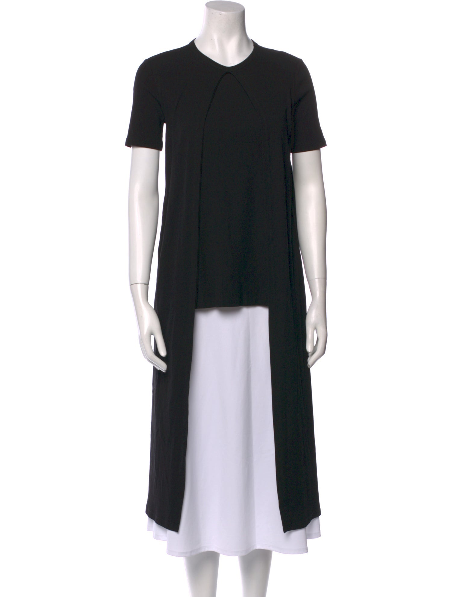 Rosetta Getty Crew Neck Short Sleeve Tunic