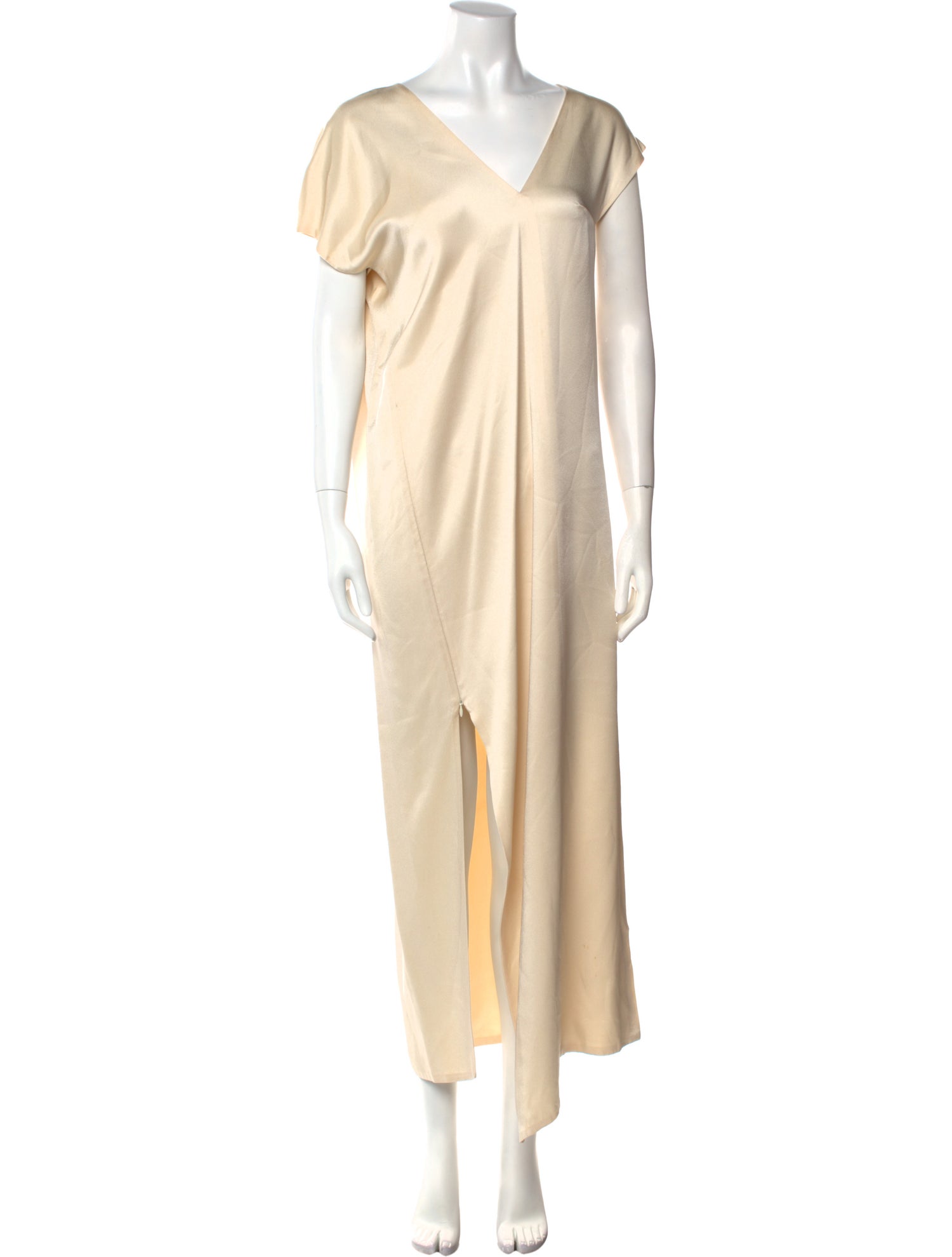 Rosetta Getty V-Neck Long Dress