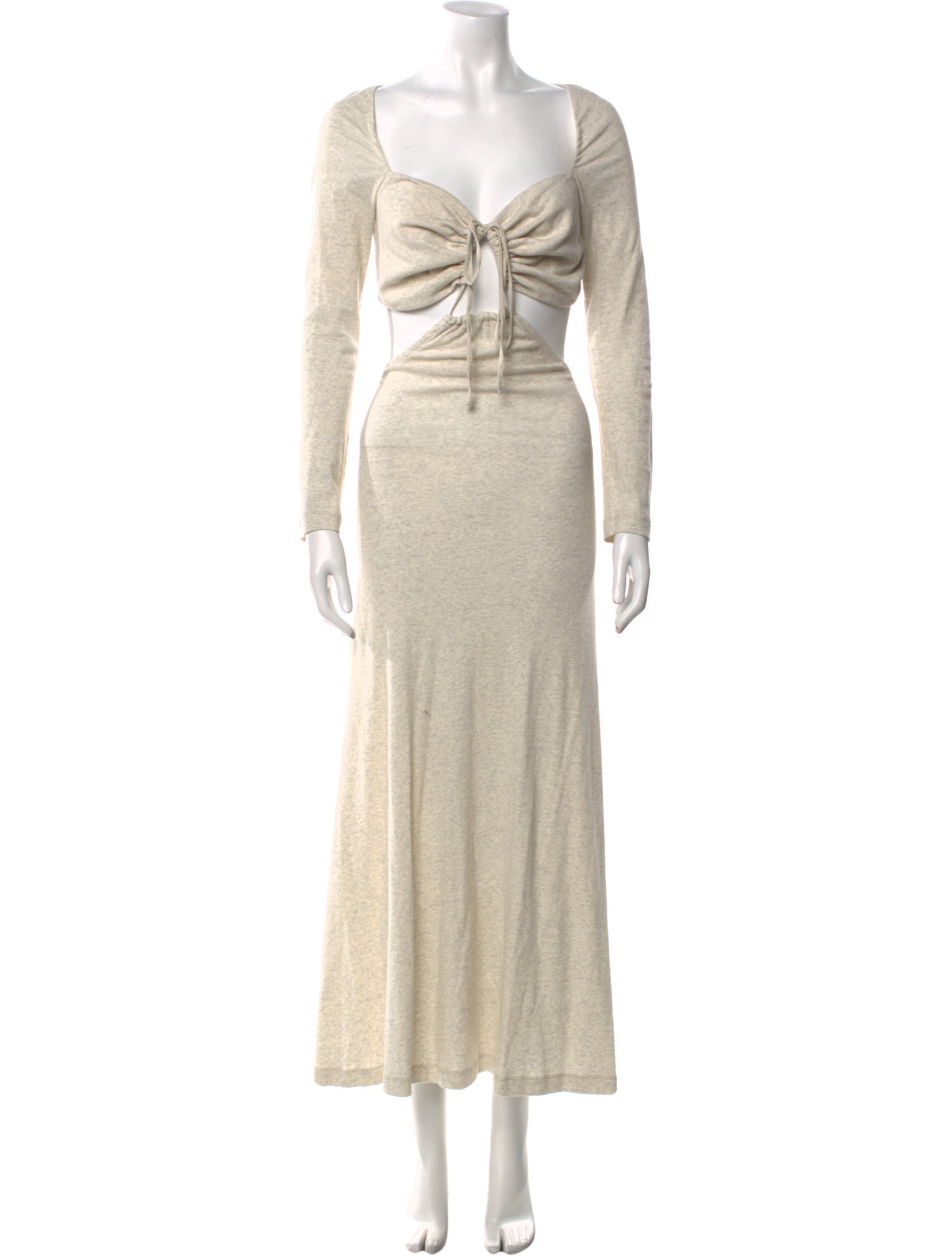 Rosetta Getty V-Neck Long Dress