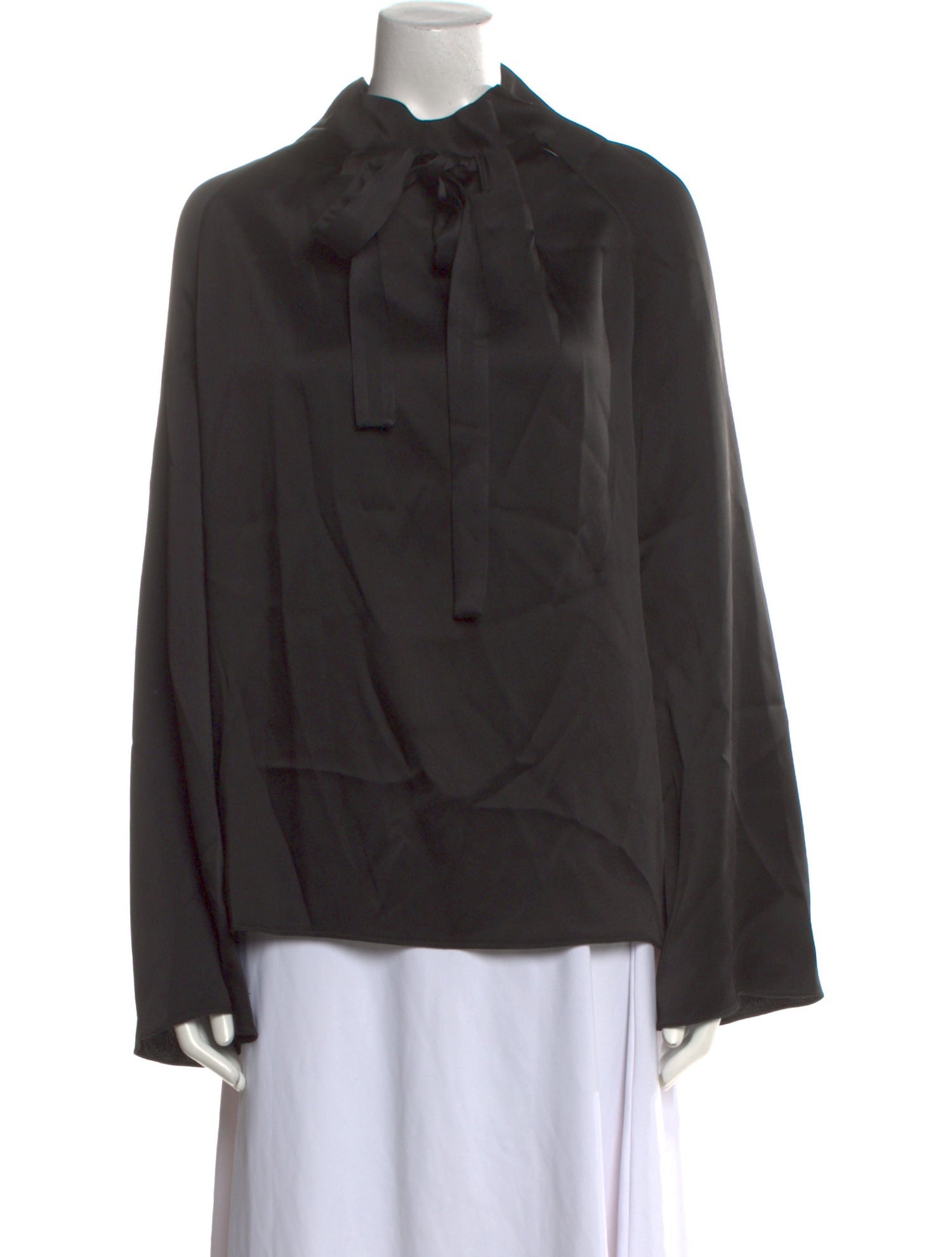 Rosetta Getty Mock Neck Long Sleeve Sweatshirt