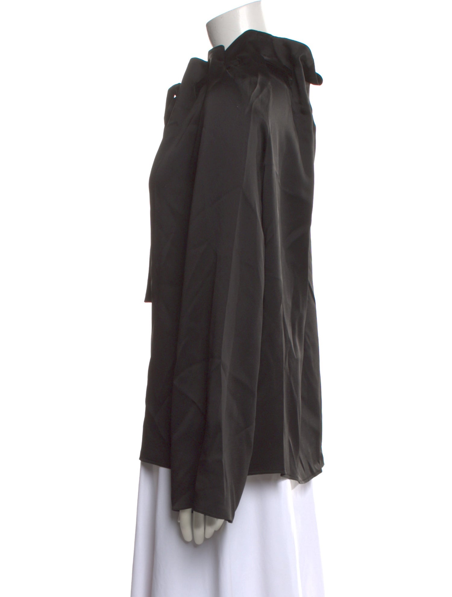 Rosetta Getty Mock Neck Long Sleeve Sweatshirt