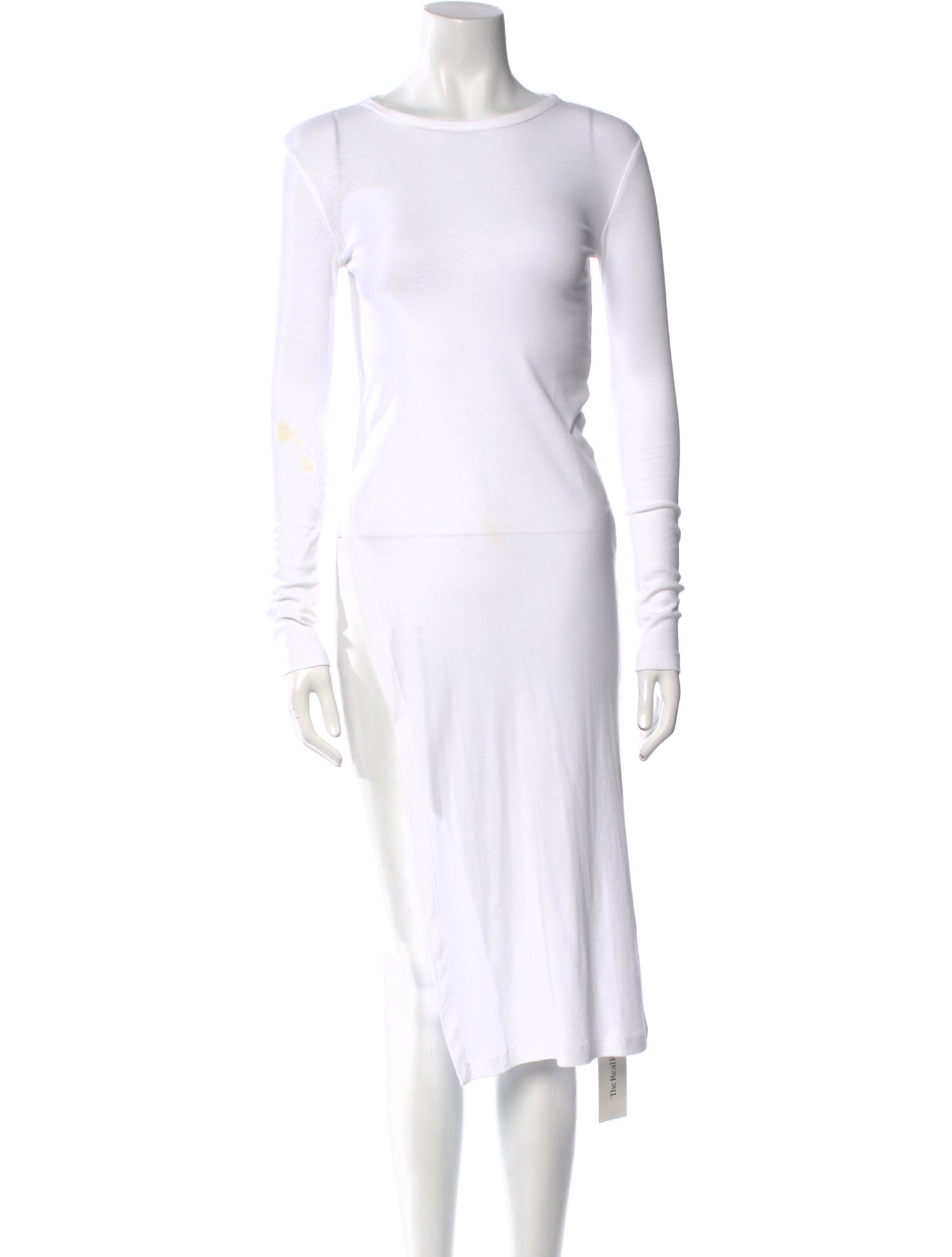 Rosetta Getty Bateau Neckline Midi Length Dress