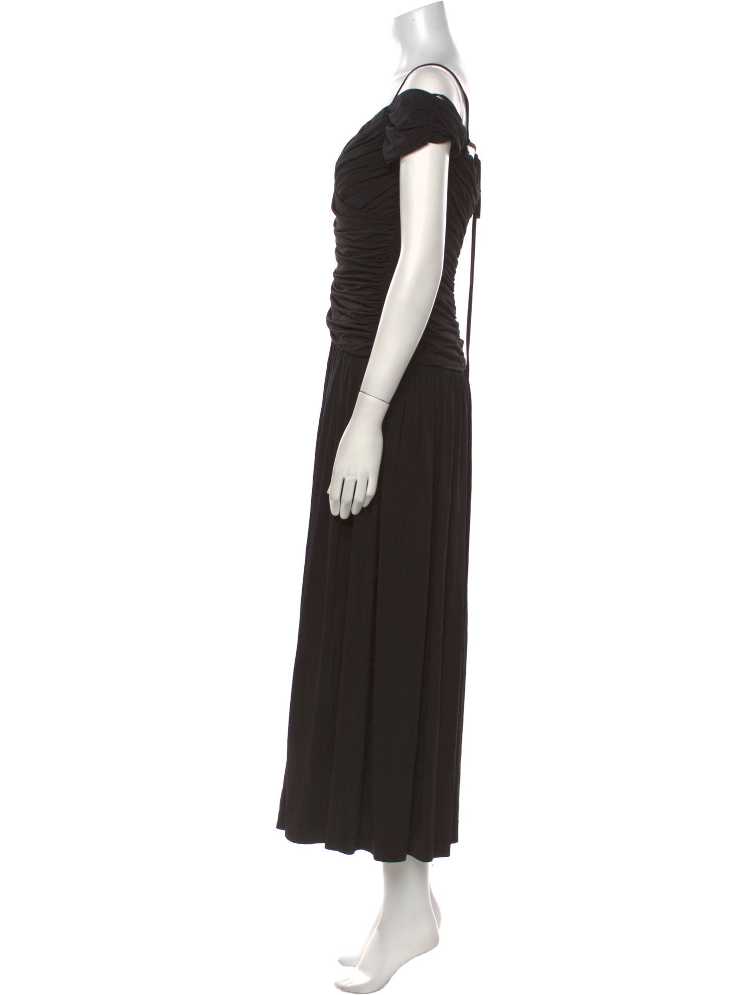 Rosetta Getty V-Neck Long Dress