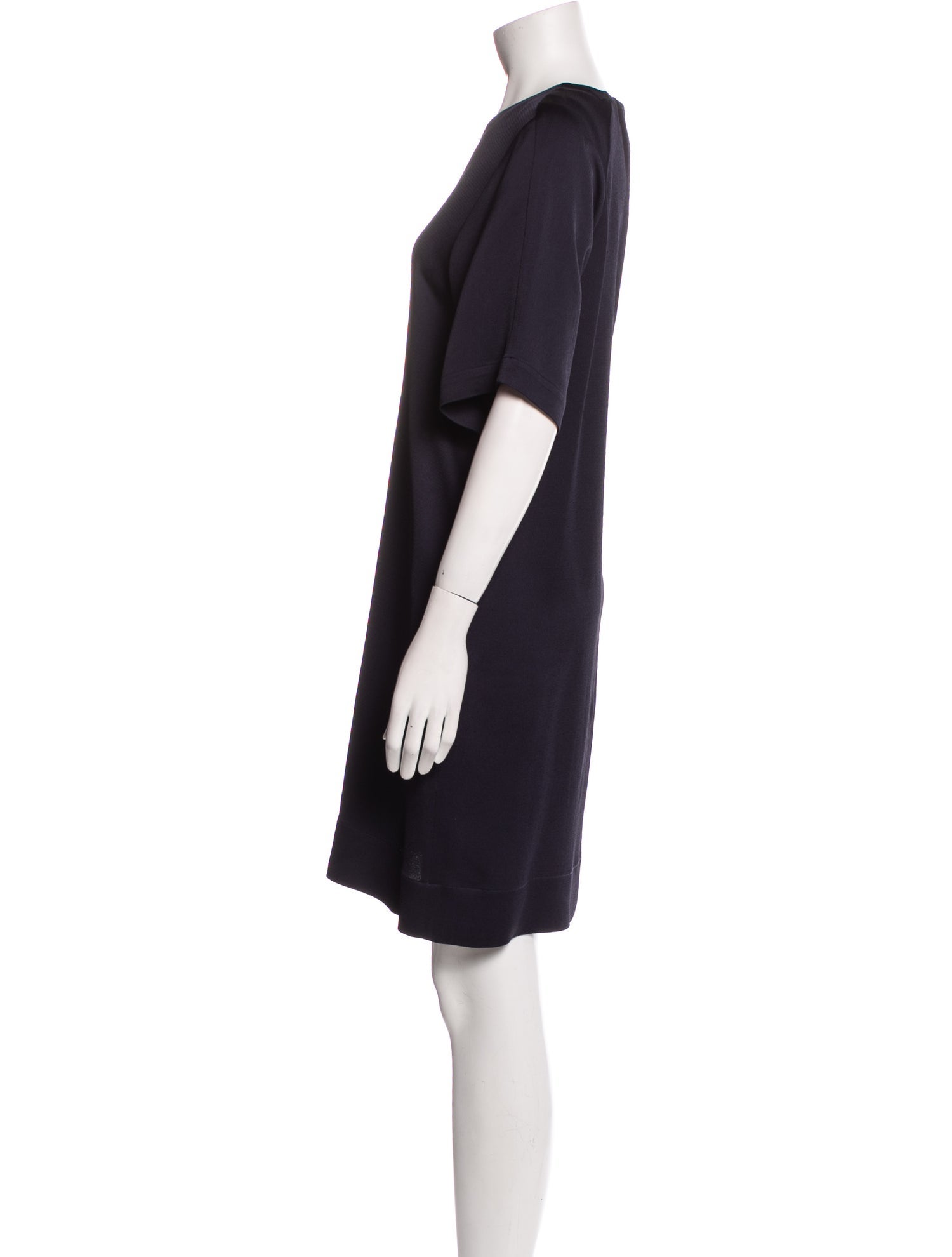 Rosetta Getty Crew Neck Mini Dress