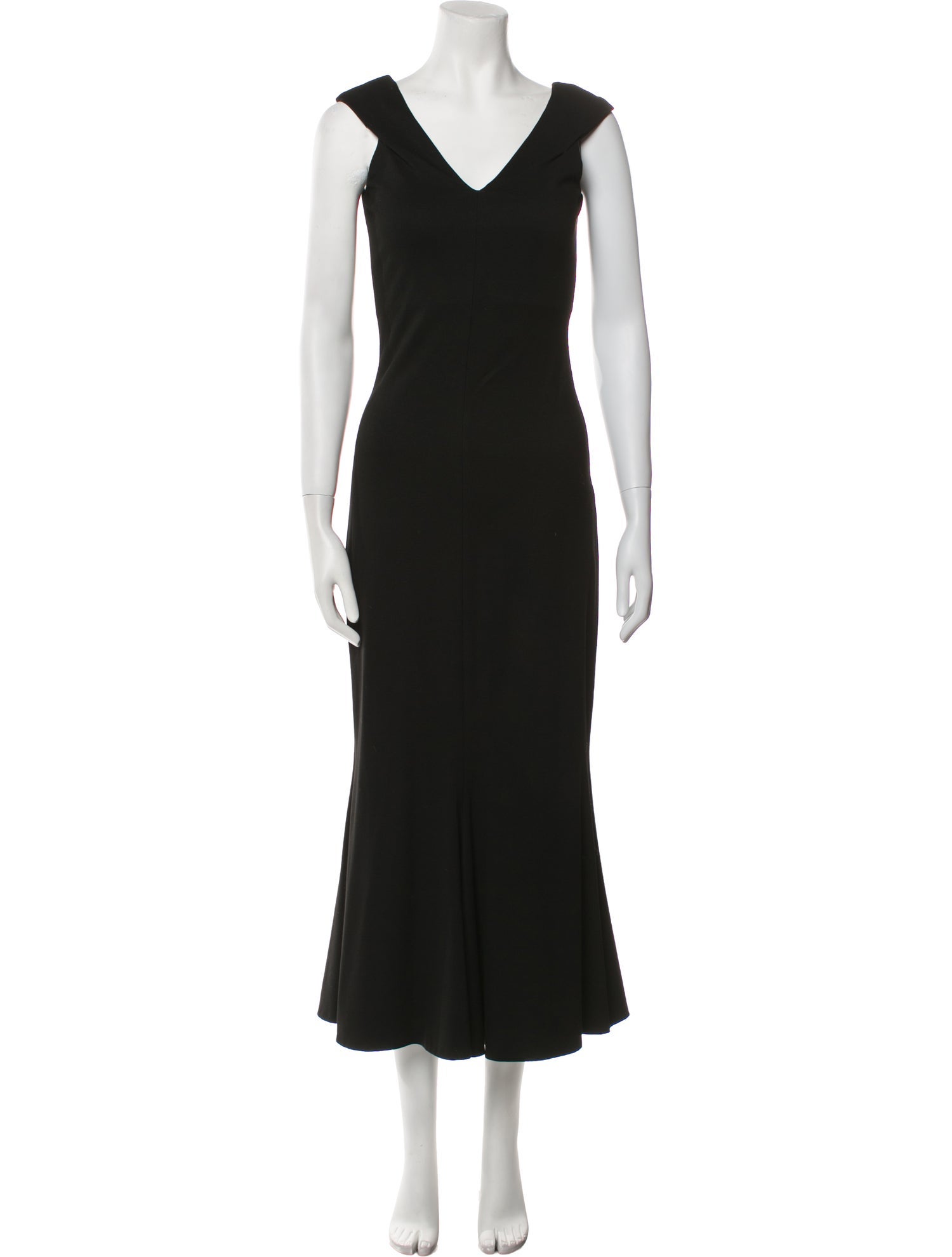 Rosetta Getty V-Neck Long Dress
