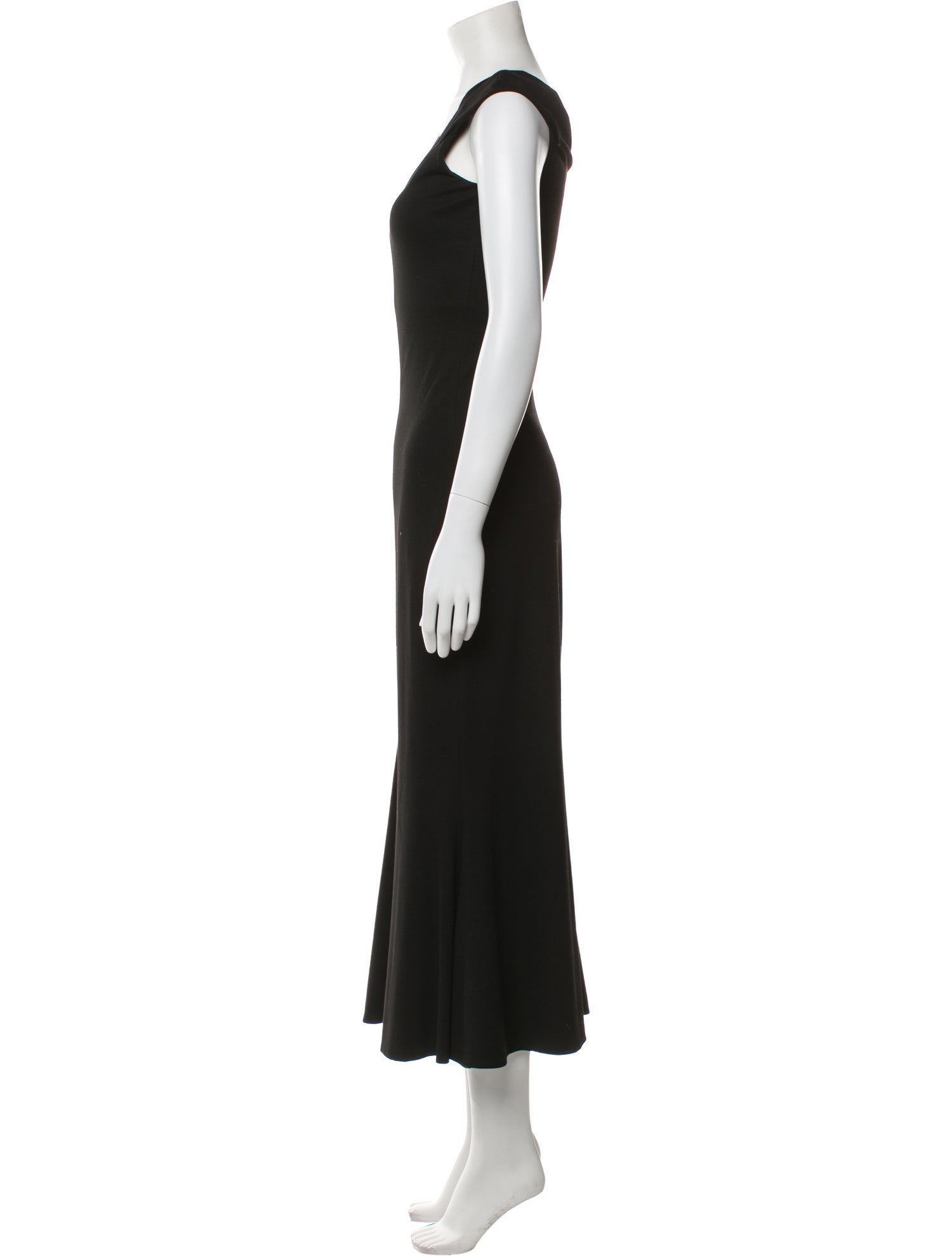 Rosetta Getty V-Neck Long Dress