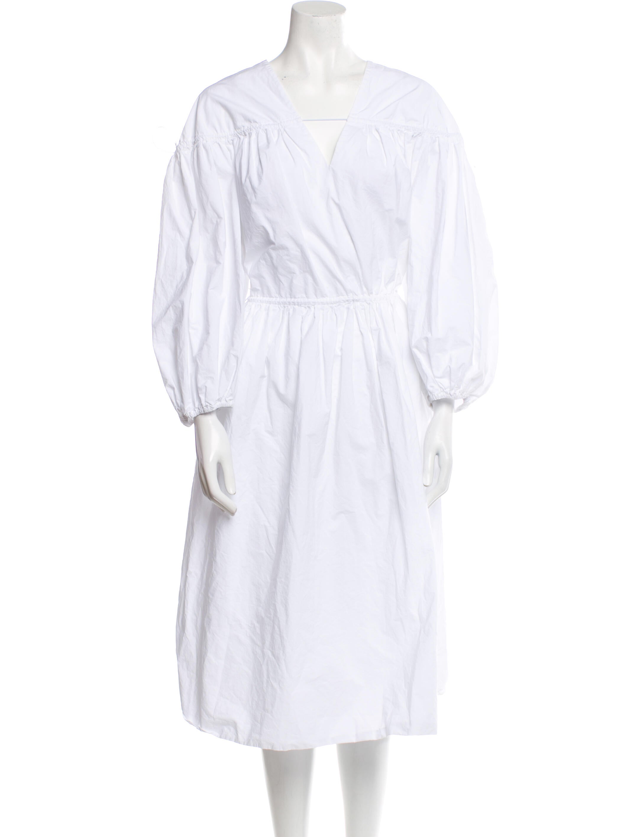 Rosetta Getty V-Neck Three-Quarter Sleeve Tunic