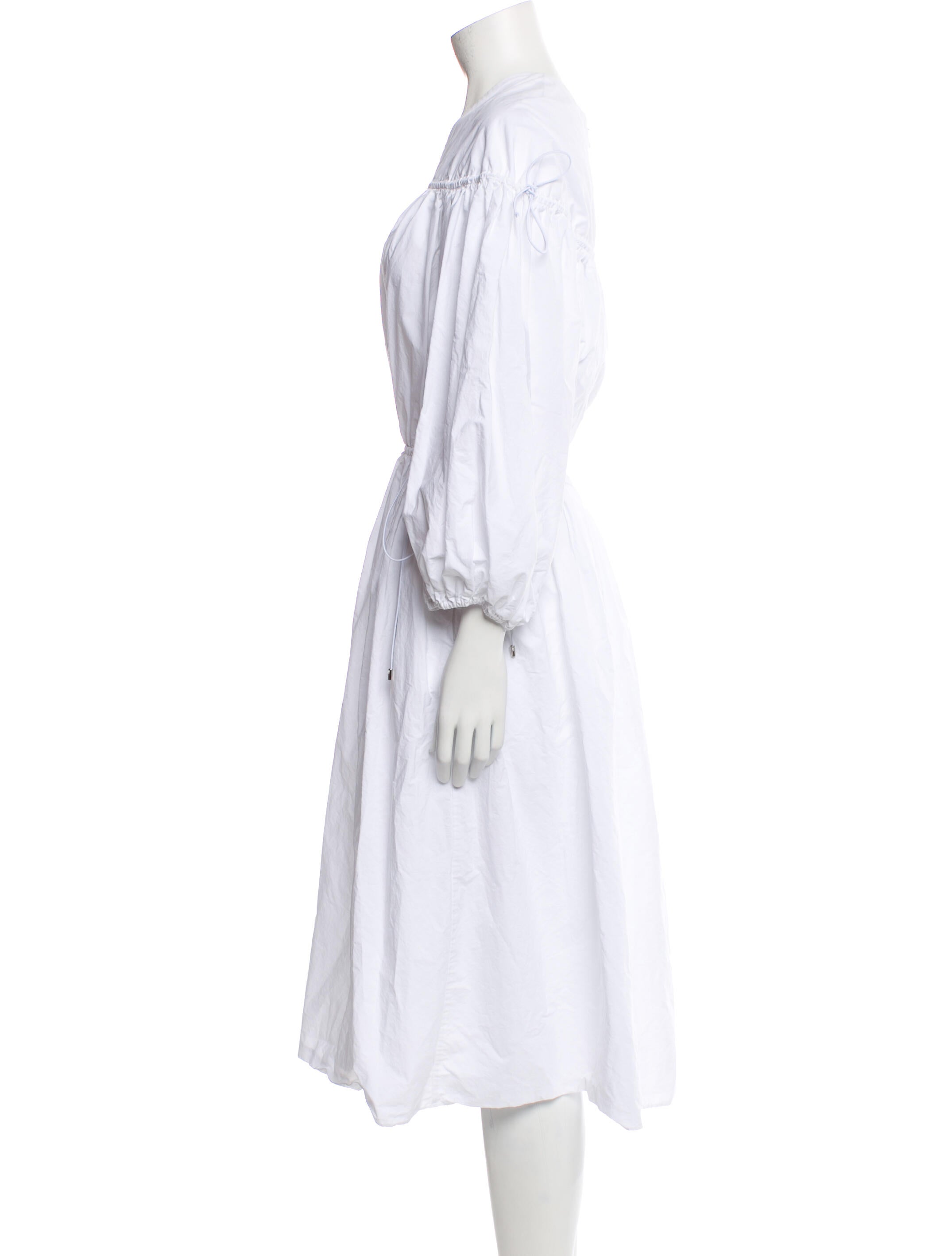 Rosetta Getty V-Neck Three-Quarter Sleeve Tunic