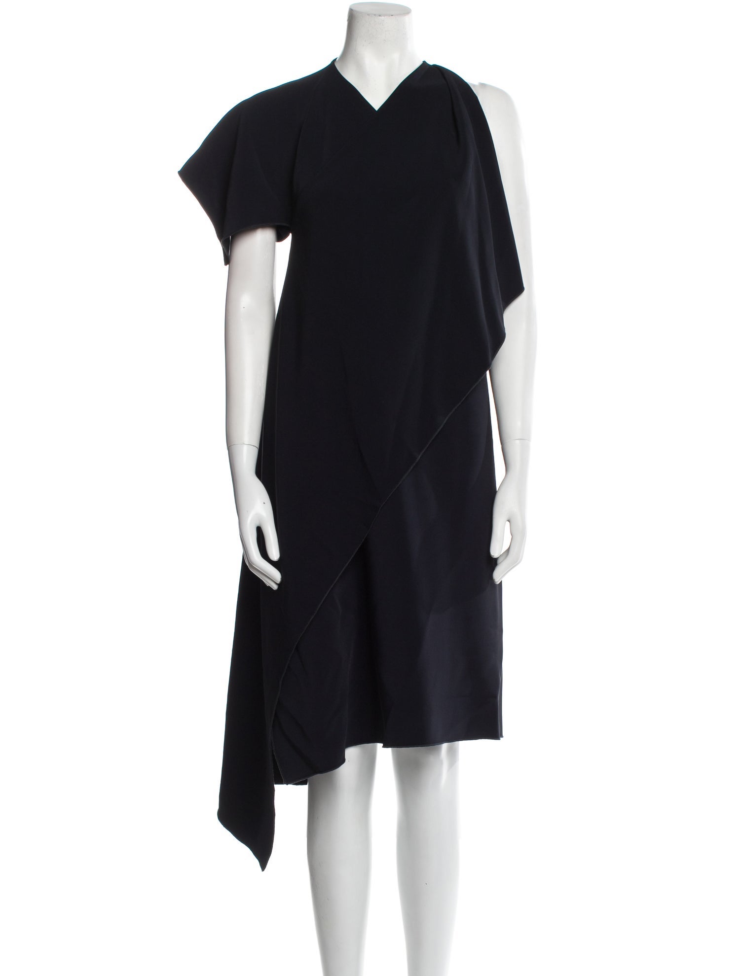 Rosetta Getty V-Neck Midi Length Dress