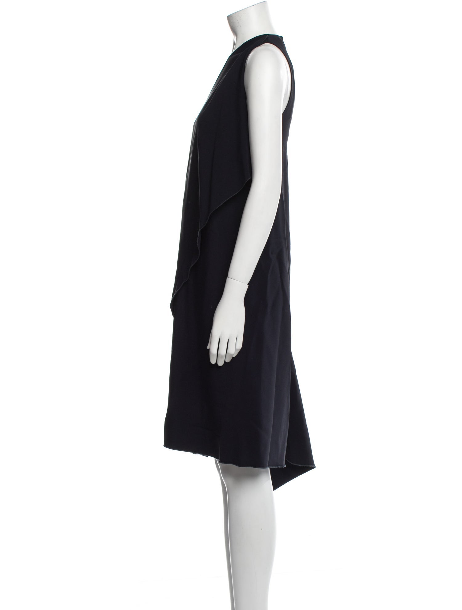 Rosetta Getty V-Neck Midi Length Dress