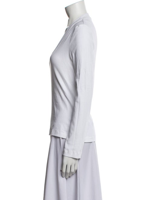 Rosetta Getty Scoop Neck Long Sleeve Top