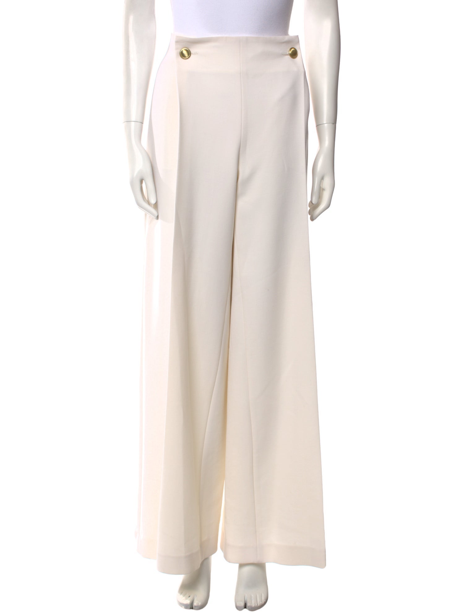 Rosetta Getty Virgin Wool Wide Leg Pants w/ Tags