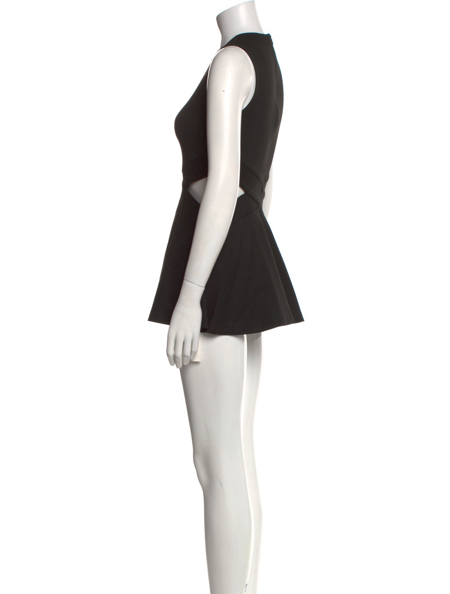 Rosetta Getty Crew Neck Sleeveless Bodysuit