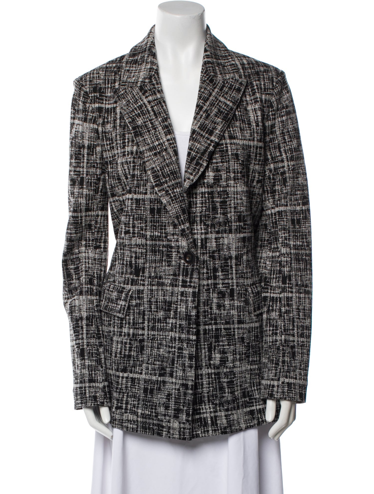 Rosetta Getty Tweed Pattern Blazer w/ Tags