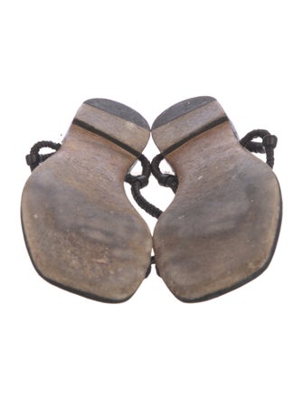 Rosetta Getty Leather Slingback Sandals