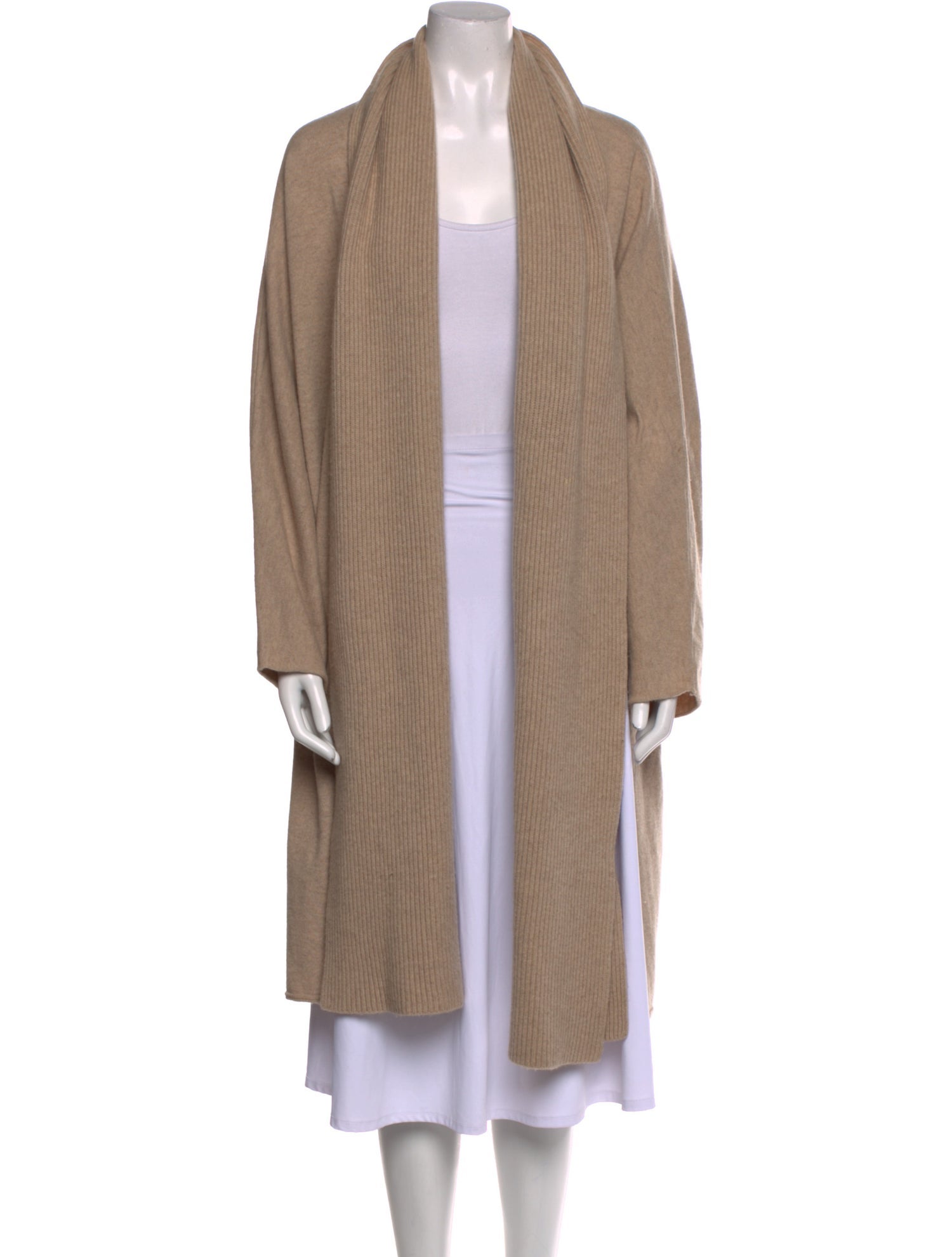 Rosetta Getty Wool Open Front Sweater