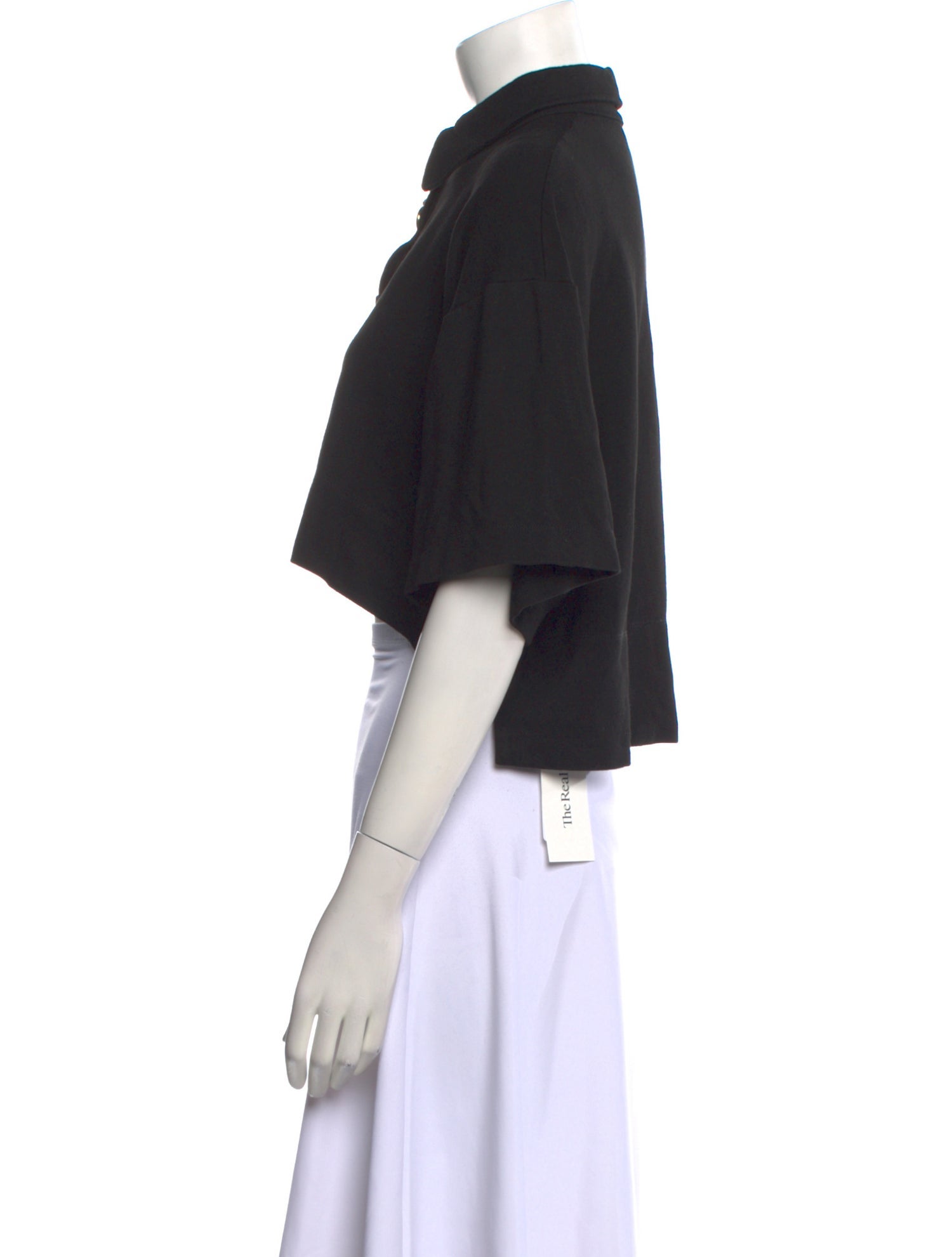 Rosetta Getty Short Sleeve Crop Top