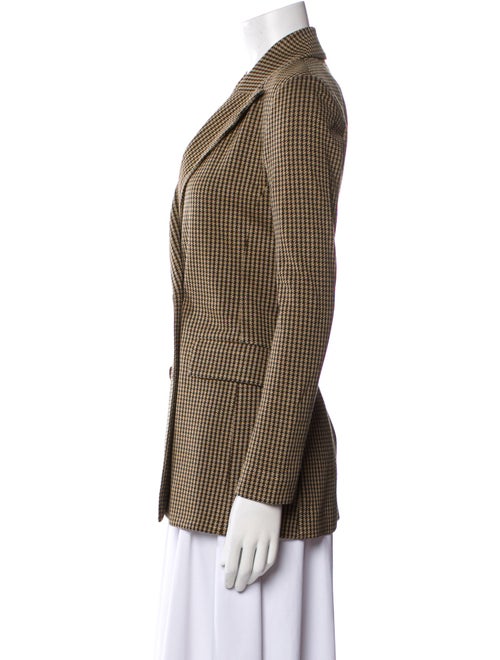 Rosetta Getty Houndstooth Print Blazer