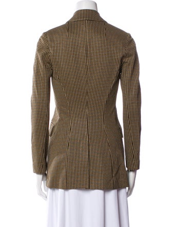 Rosetta Getty Houndstooth Print Blazer