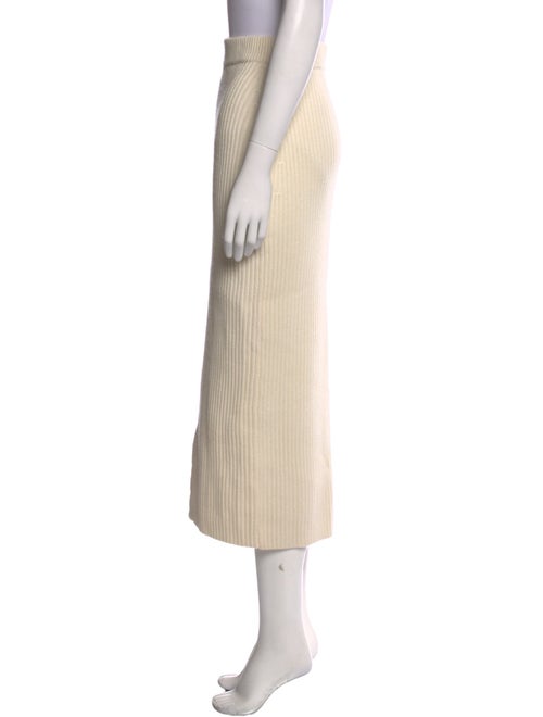 Rosetta Getty Wool Midi Length Skirt