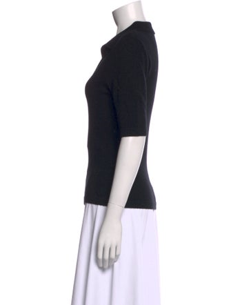 Rosetta Getty Wool Short Sleeve Polo