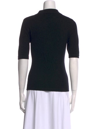 Rosetta Getty Wool Short Sleeve Polo