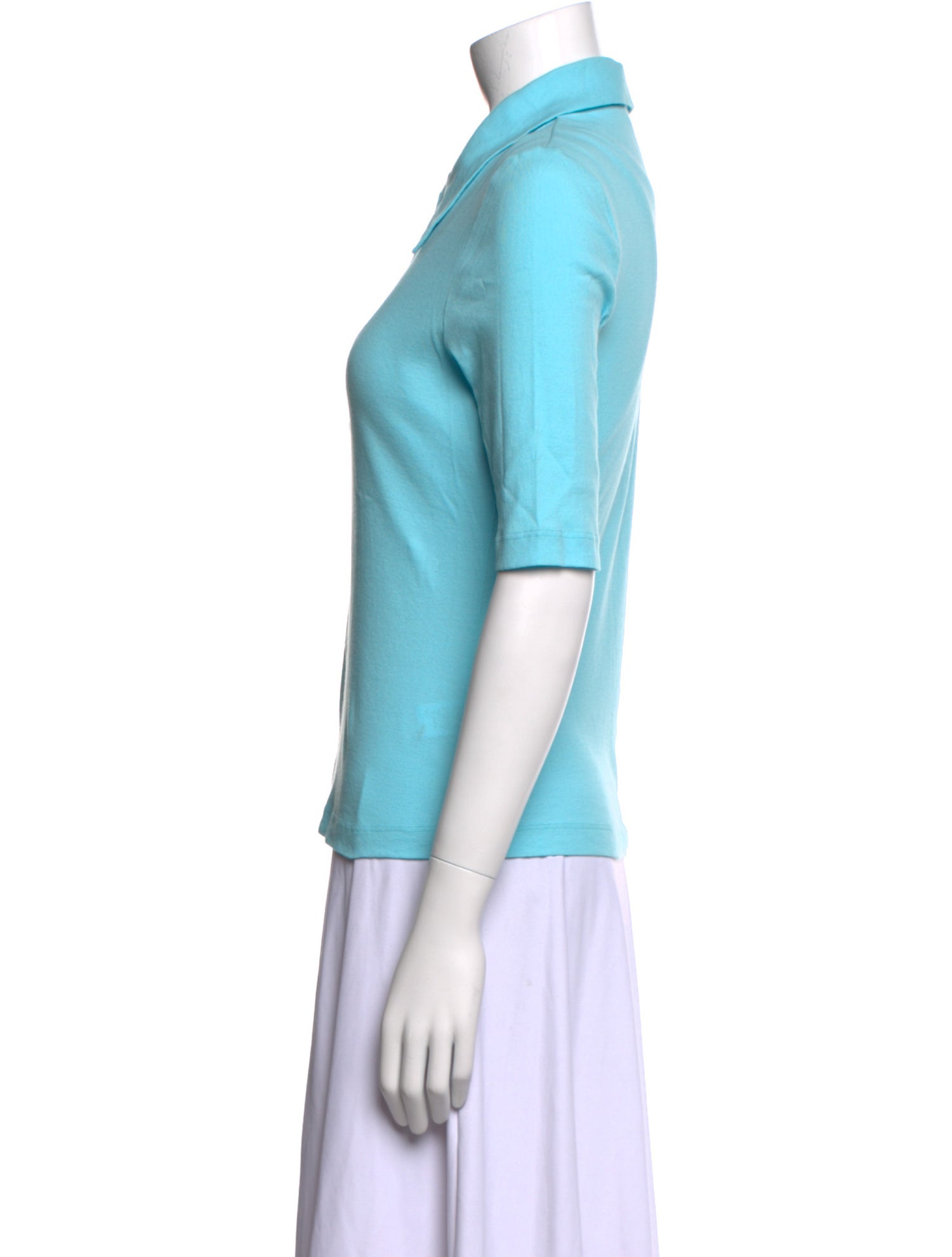 Rosetta Getty Three-Quarter Sleeve Polo