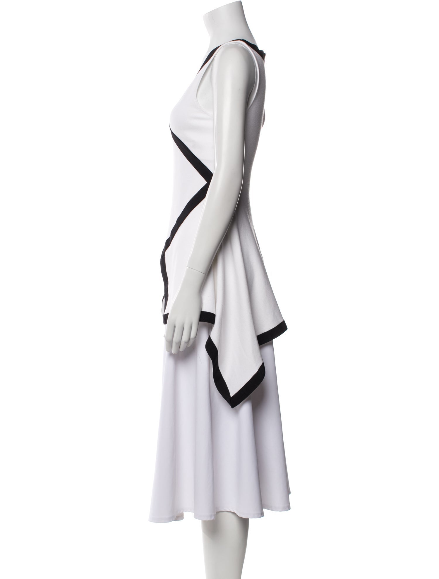 Rosetta Getty V-Neck Sleeveless Top