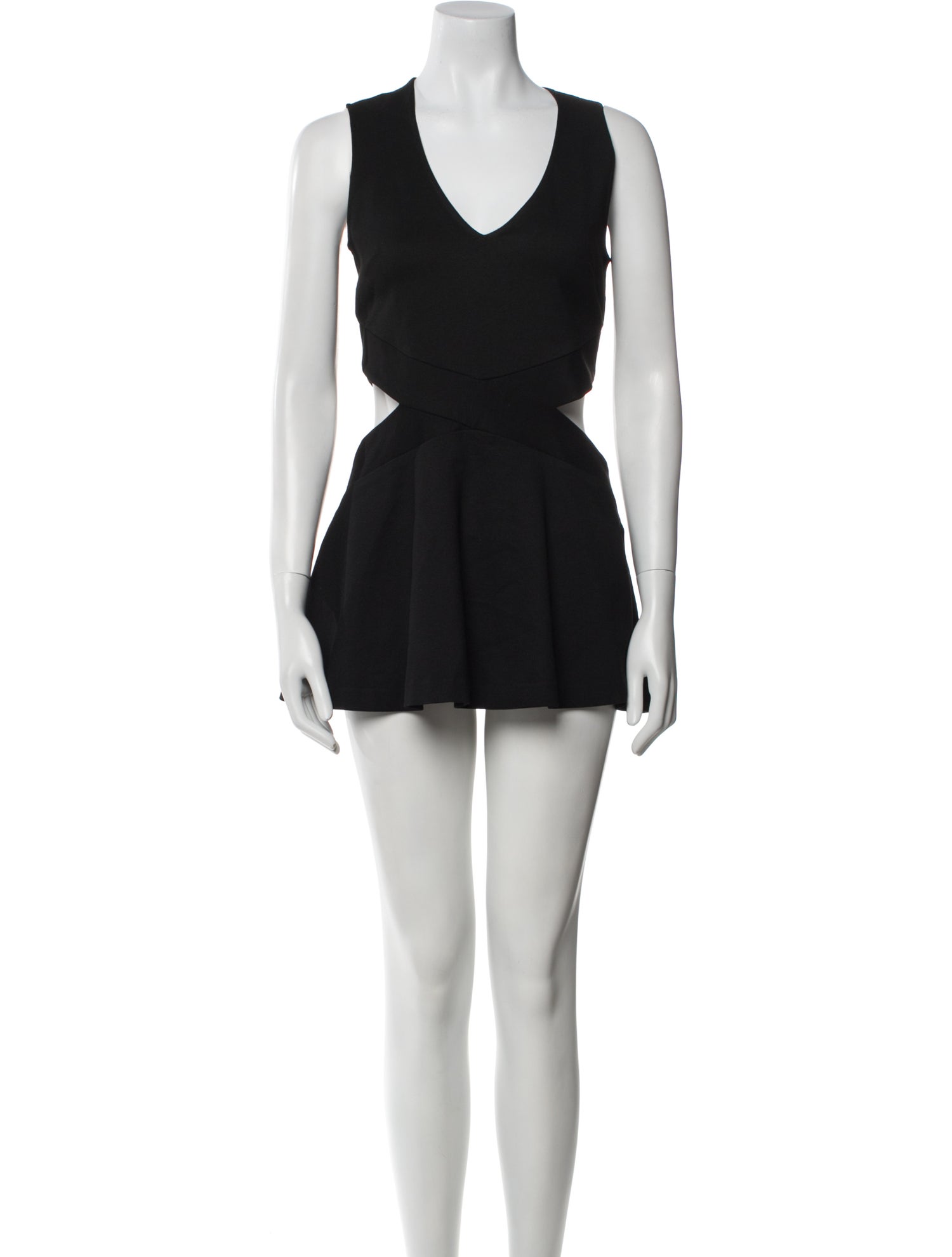 Rosetta Getty V-Neck Mini Dress