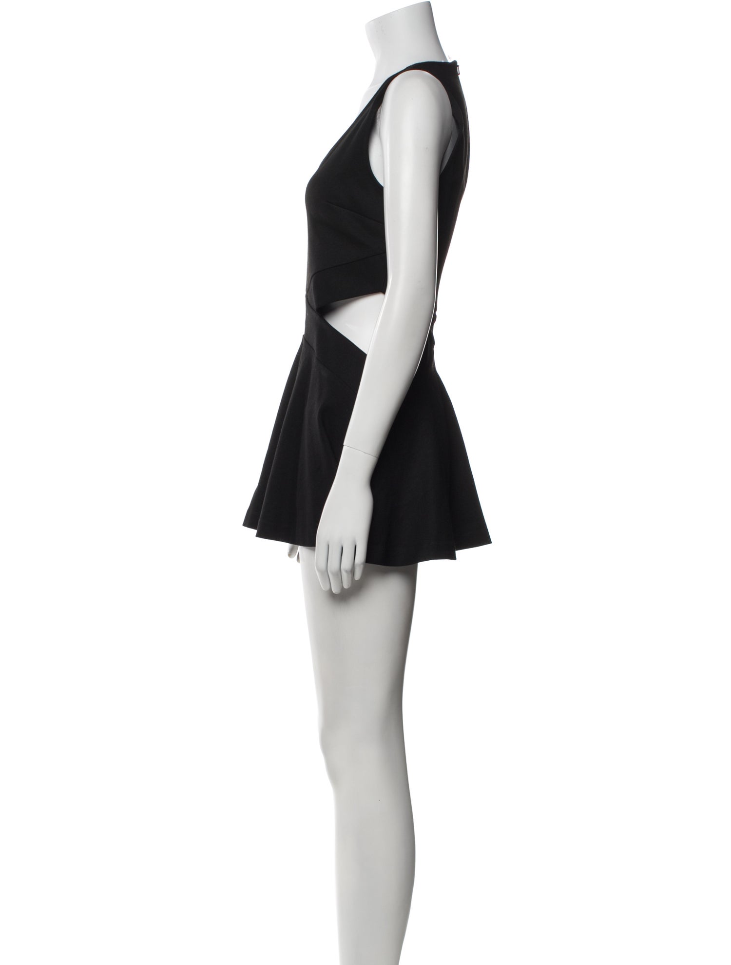 Rosetta Getty V-Neck Mini Dress