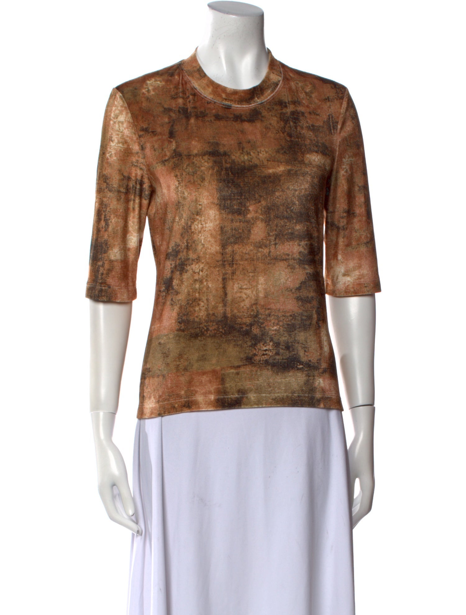 Rosetta Getty Printed Crew Neck T-Shirt