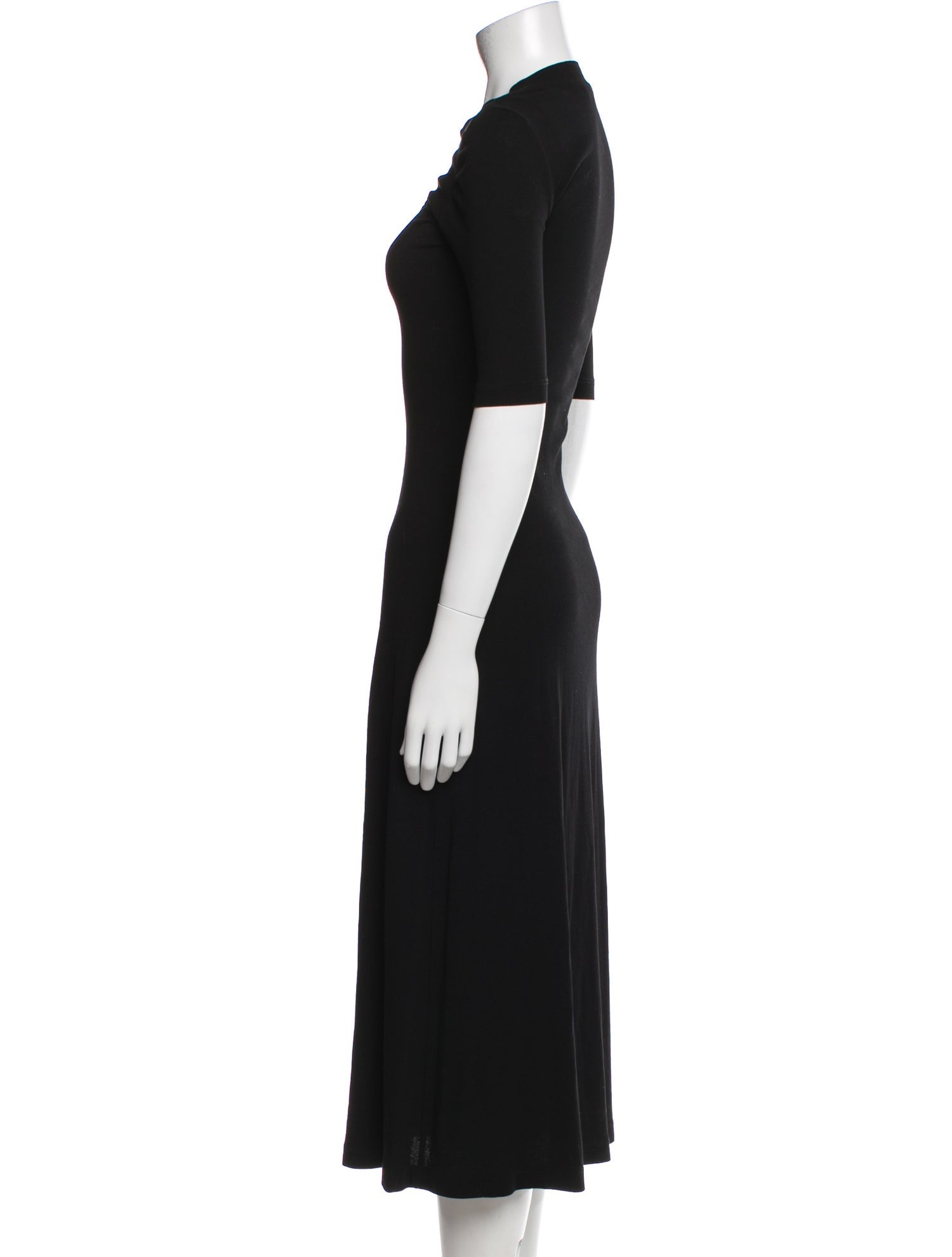 Rosetta Getty Crew Neck Long Dress