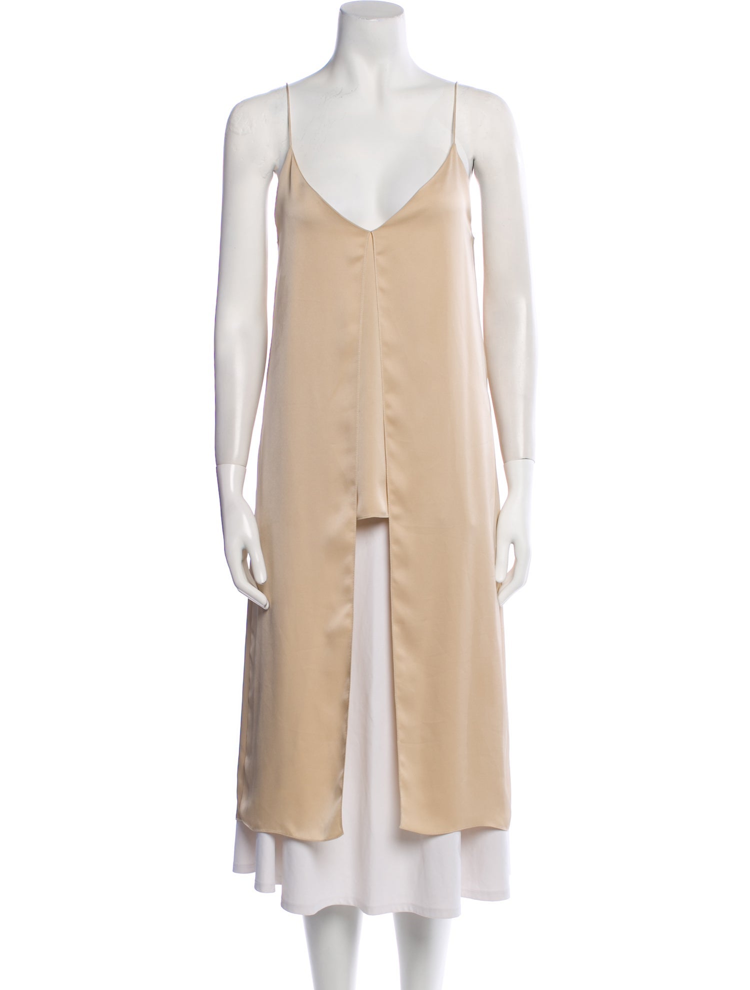 Rosetta Getty V-Neck Sleeveless Tunic