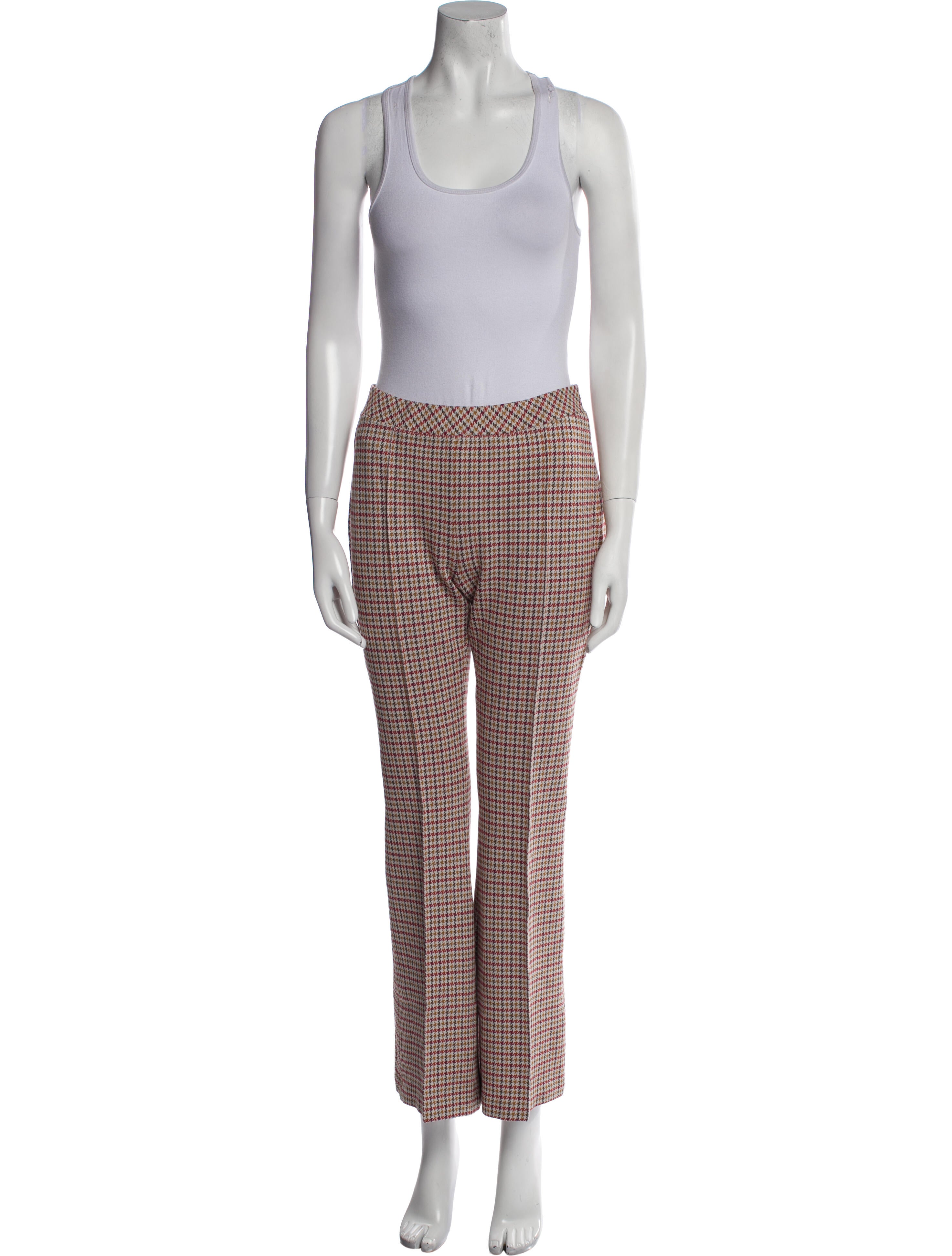 Rosetta Getty Houndstooth Print Pantsuit