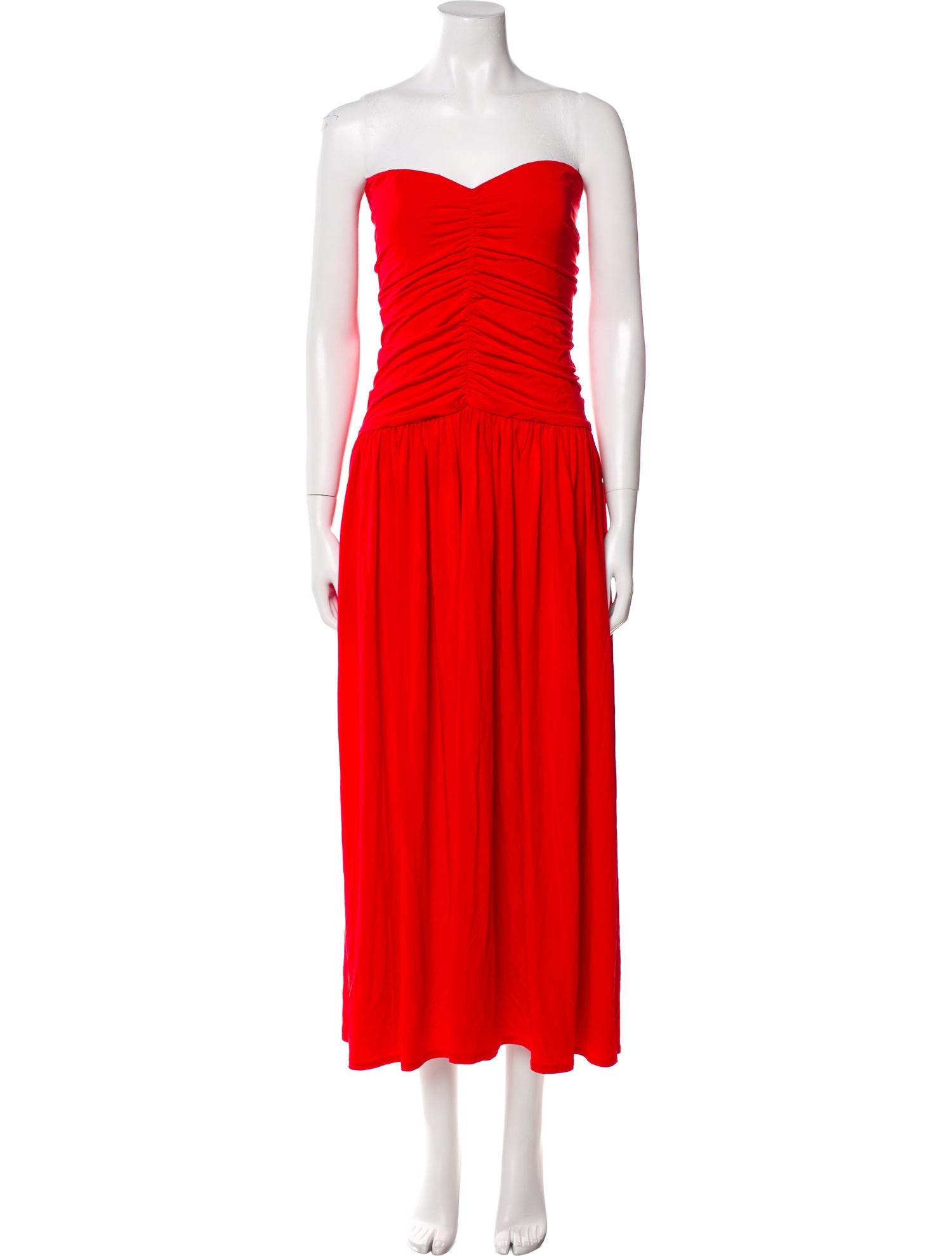 Rosetta Getty Strapless Long Dress