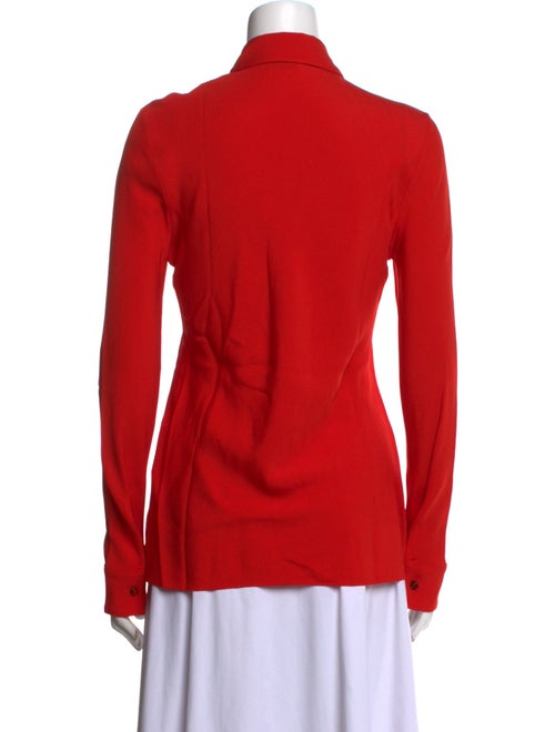 Rosetta Getty Long Sleeve Button-Up Top