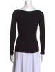 Rosetta Getty V-Neck Long Sleeve T-Shirt