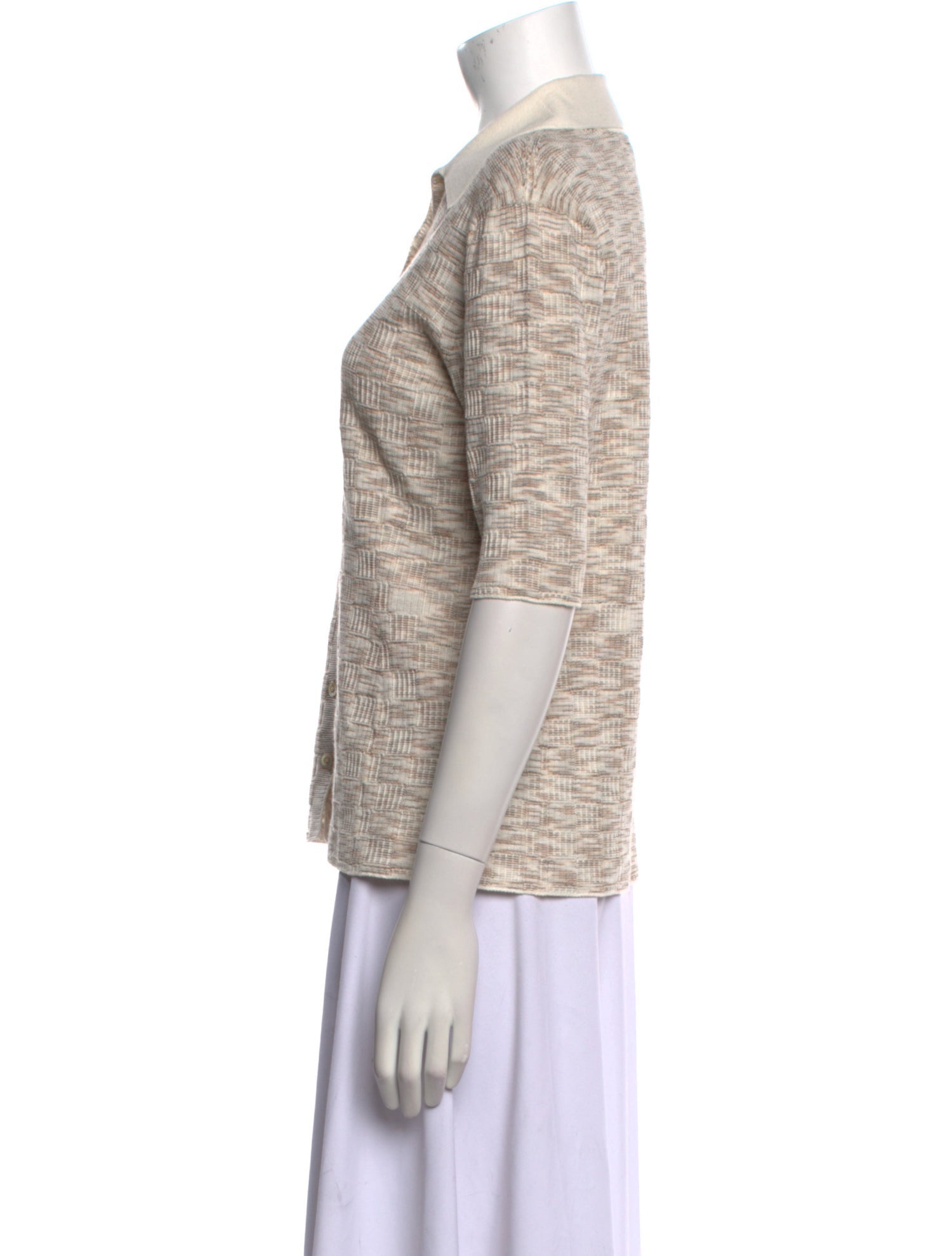 Rosetta Getty Three-Quarter Sleeve Polo