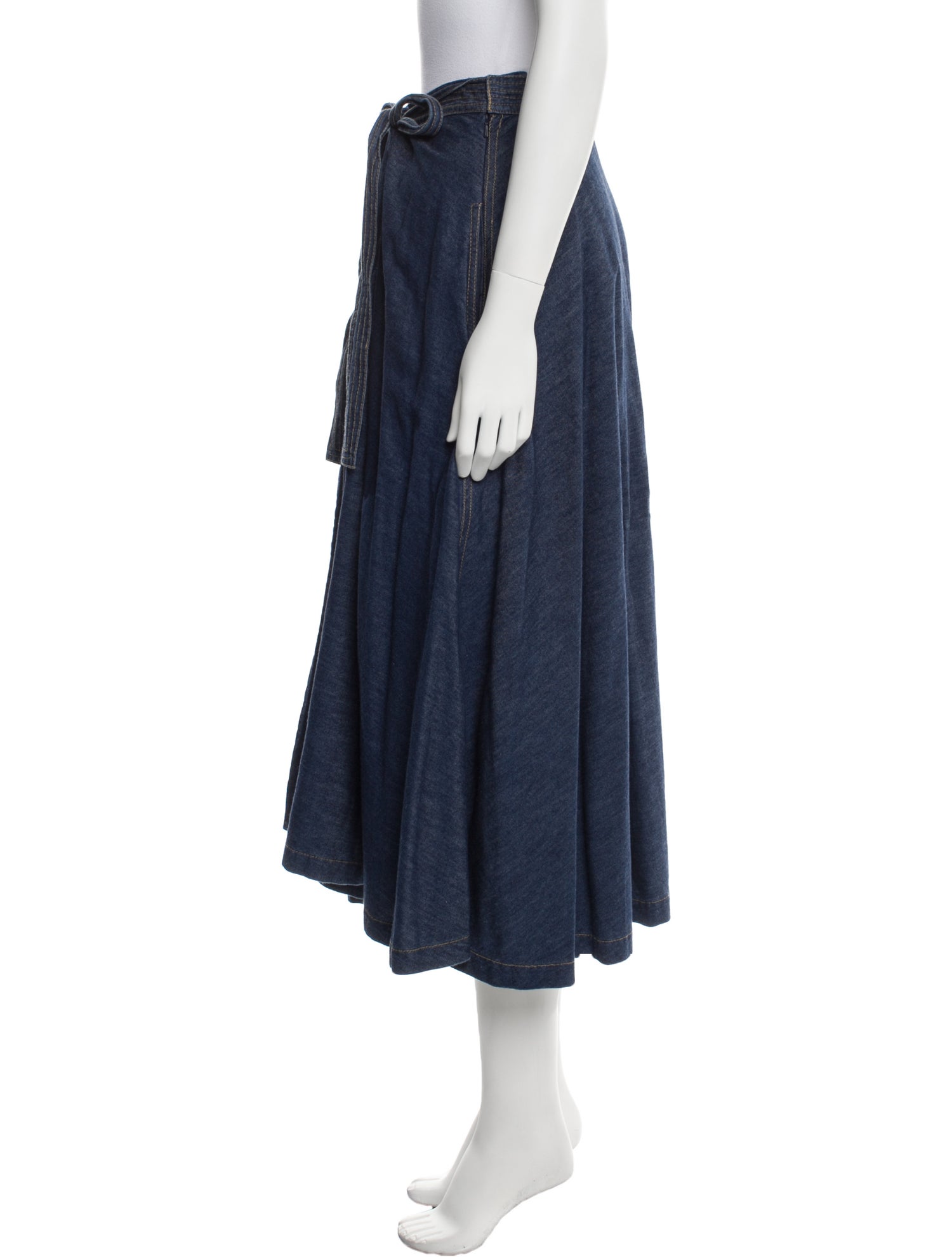 Rosetta Getty Midi Length Skirt w/ Tags