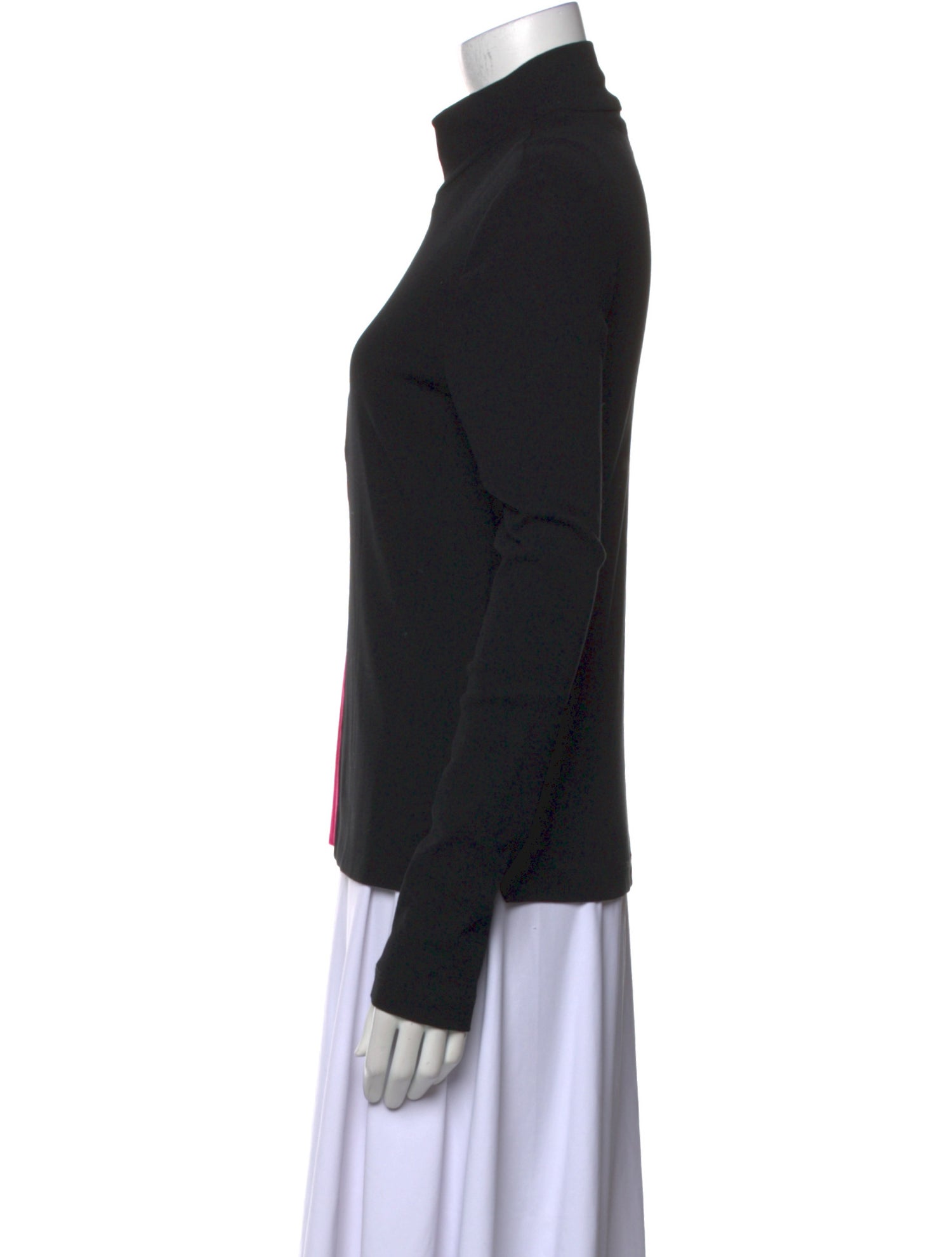 Rosetta Getty Mock Neck Long Sleeve Sweatshirt