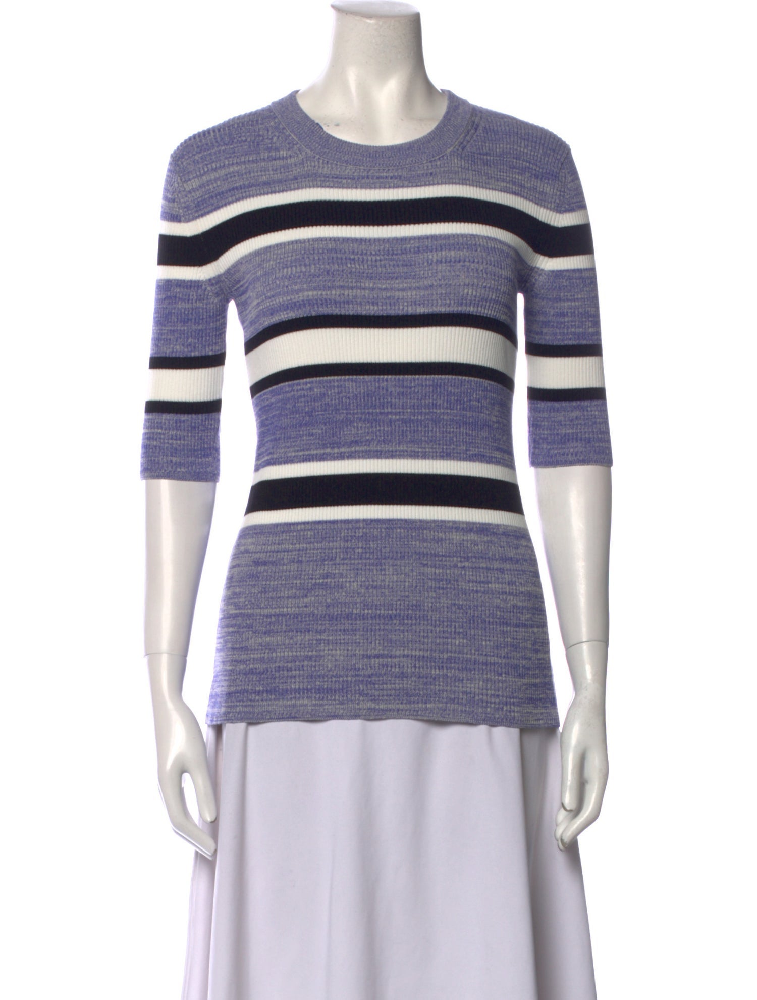 Rosetta Getty Striped Crew Neck T-Shirt